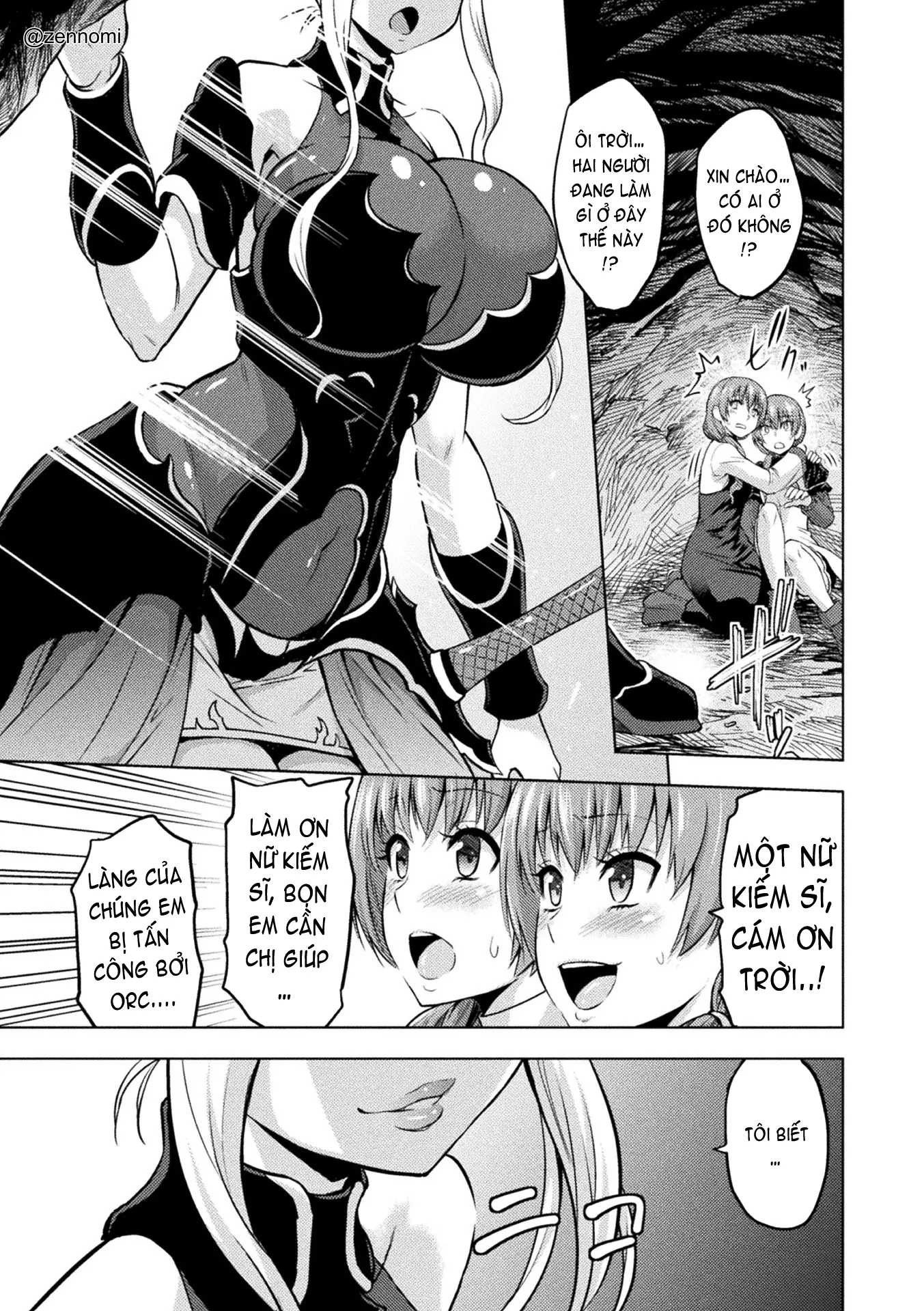 ERONA Orc no Inmon ni Okasareta Onna Kishi no Matsuro - Full trang 203