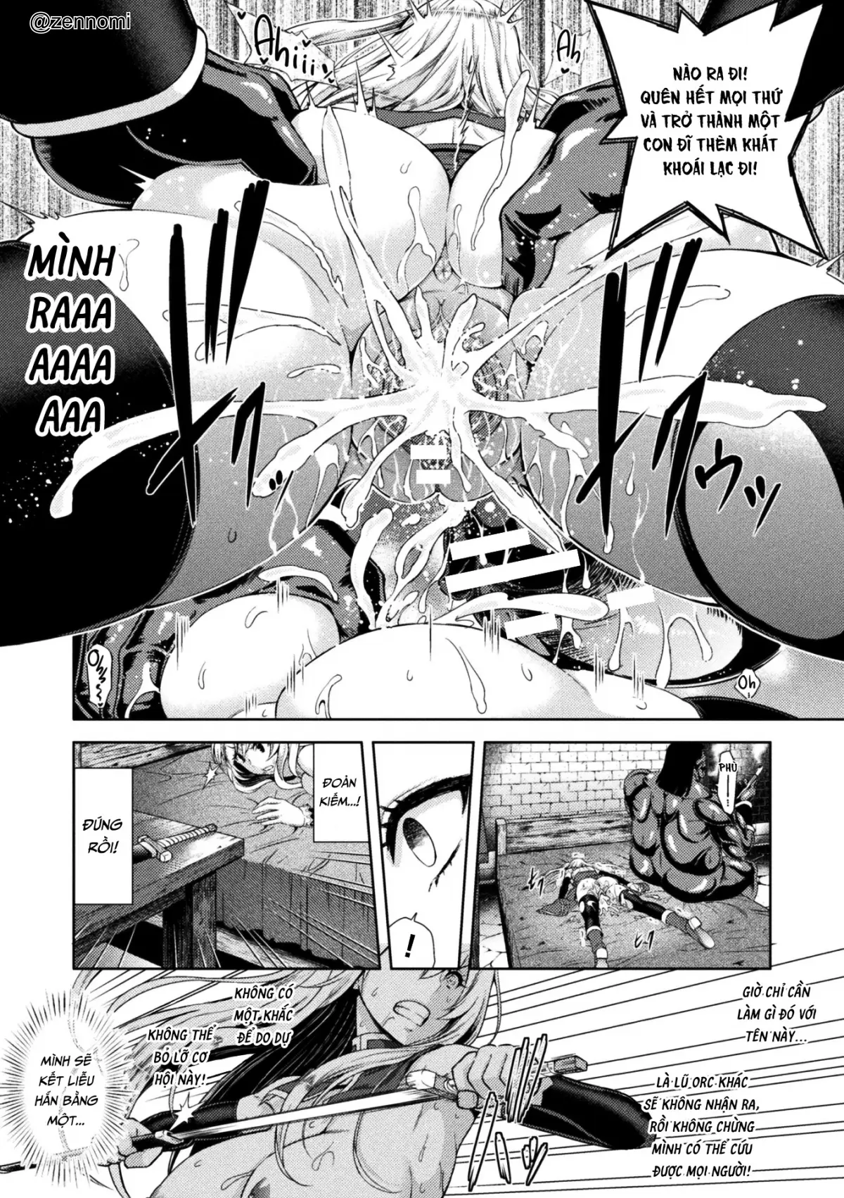 ERONA Orc no Inmon ni Okasareta Onna Kishi no Matsuro - Full trang 48