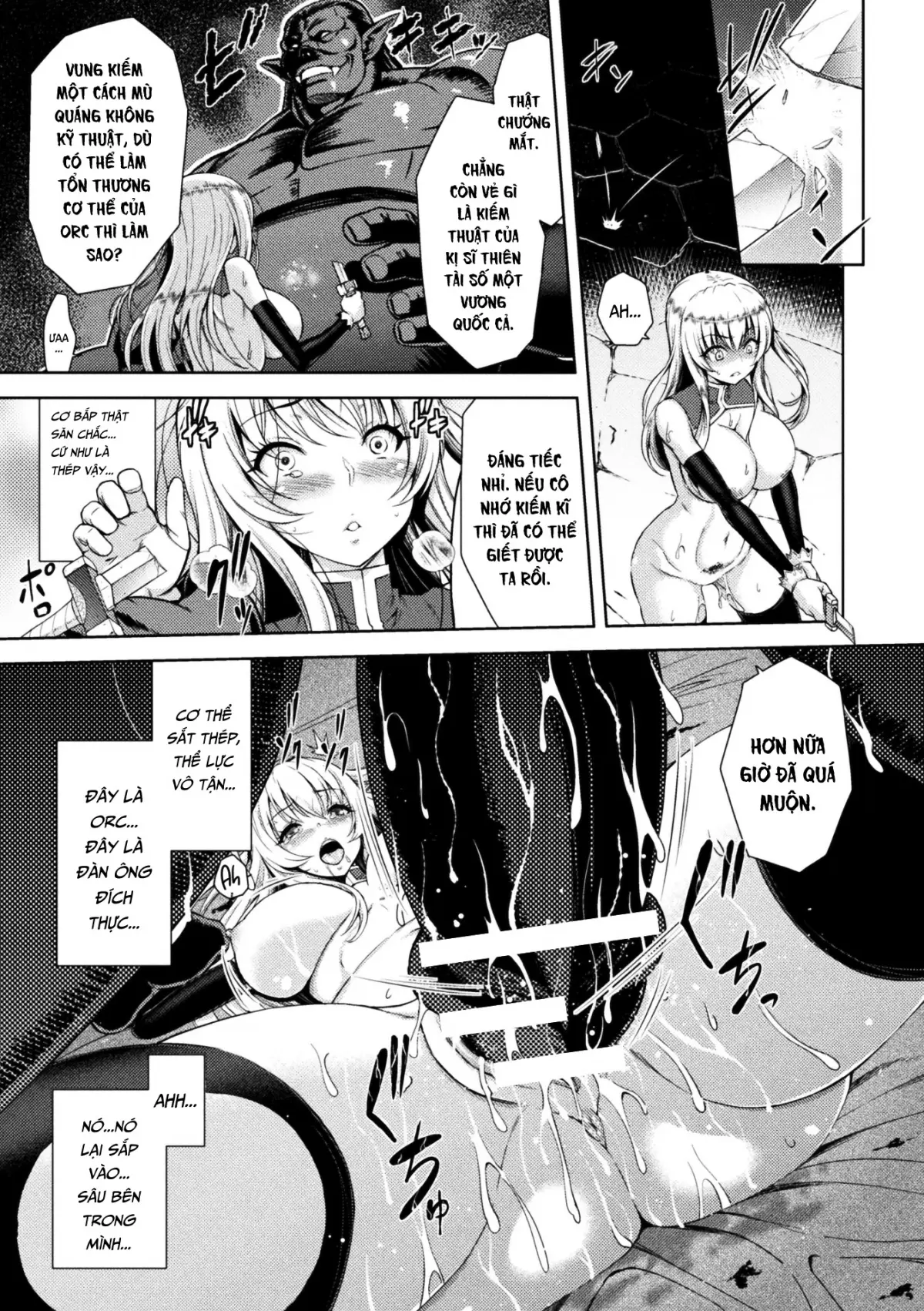 ERONA Orc no Inmon ni Okasareta Onna Kishi no Matsuro - Full trang 50