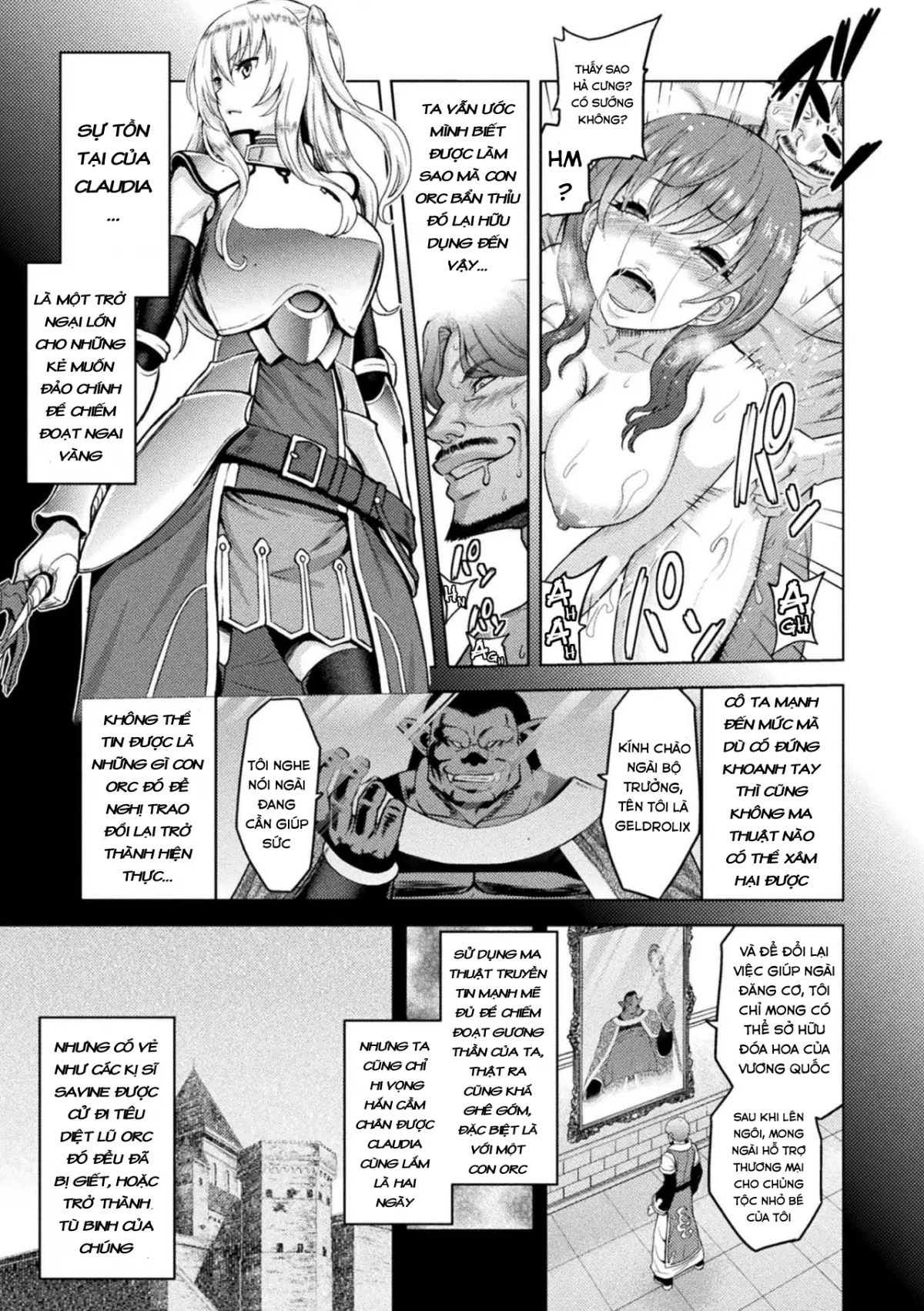 ERONA Orc no Inmon ni Okasareta Onna Kishi no Matsuro - Full trang 85