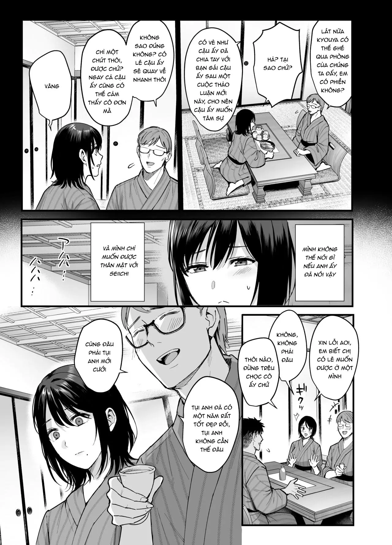 Mesunoyado ~Tsuma wa Midare Kegasareru~ - Full trang 9