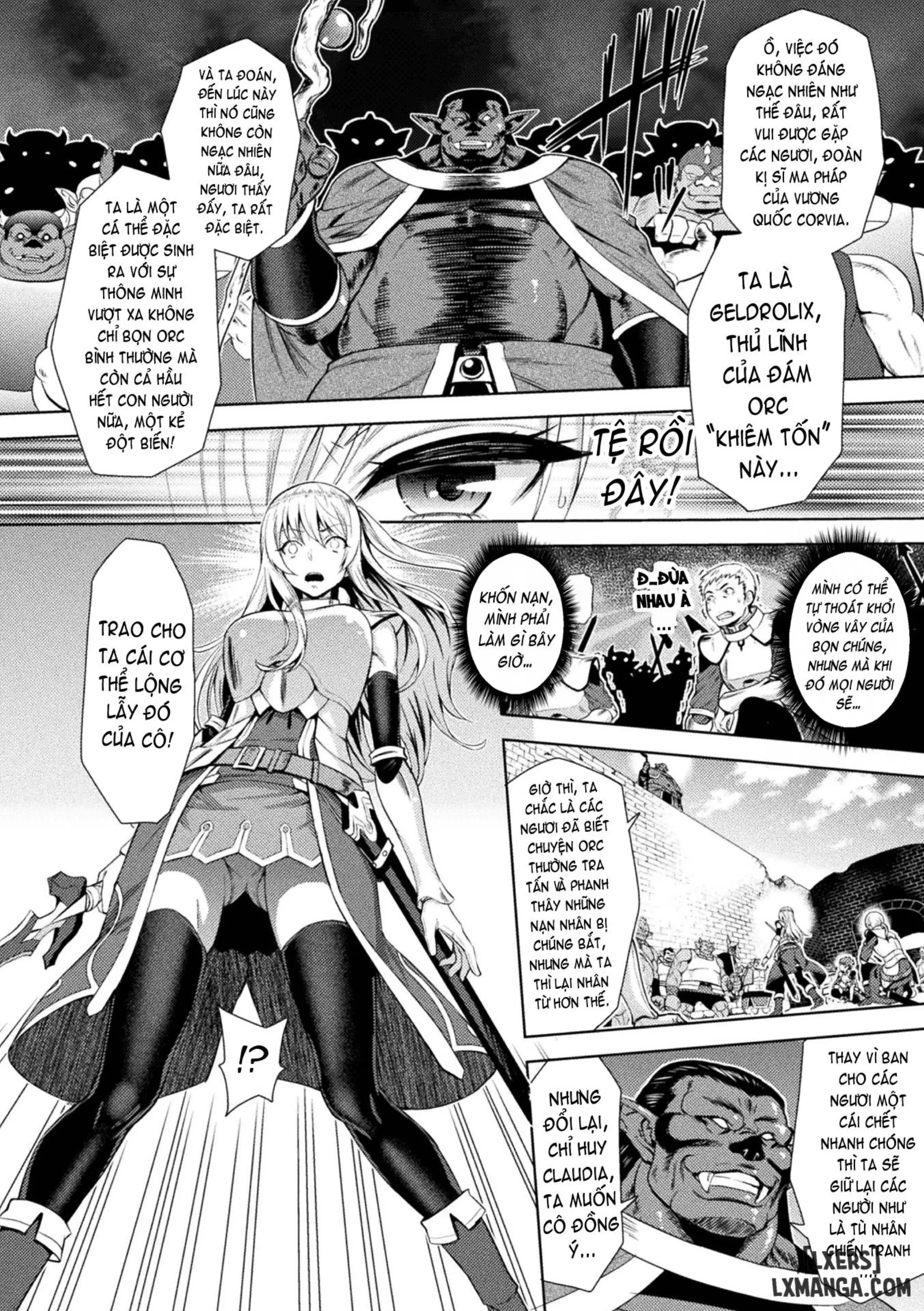ERONA Orc no Inmon ni Okasareta Onna Kishi no Matsuro - Full trang 14