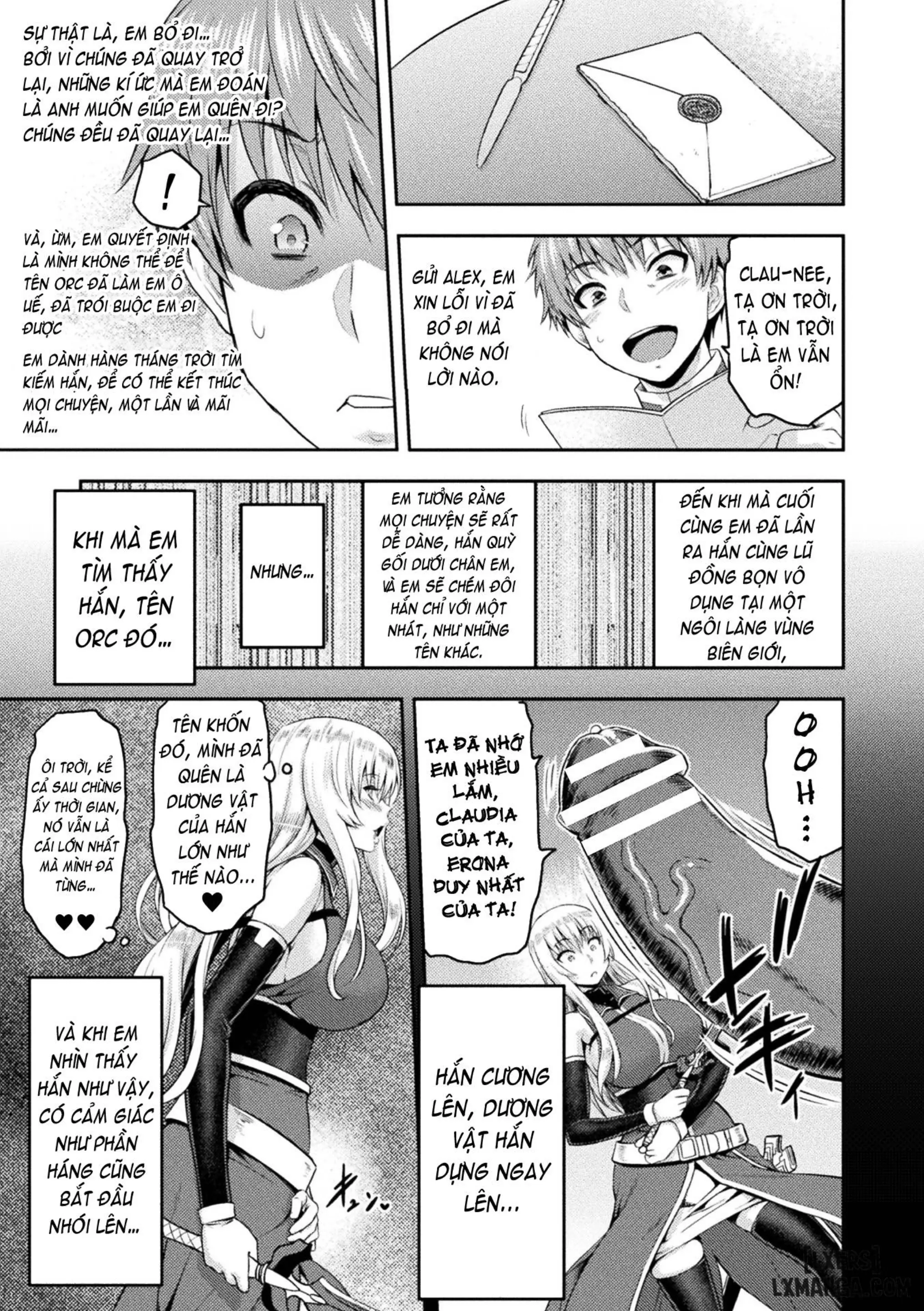 ERONA Orc no Inmon ni Okasareta Onna Kishi no Matsuro - Full trang 181