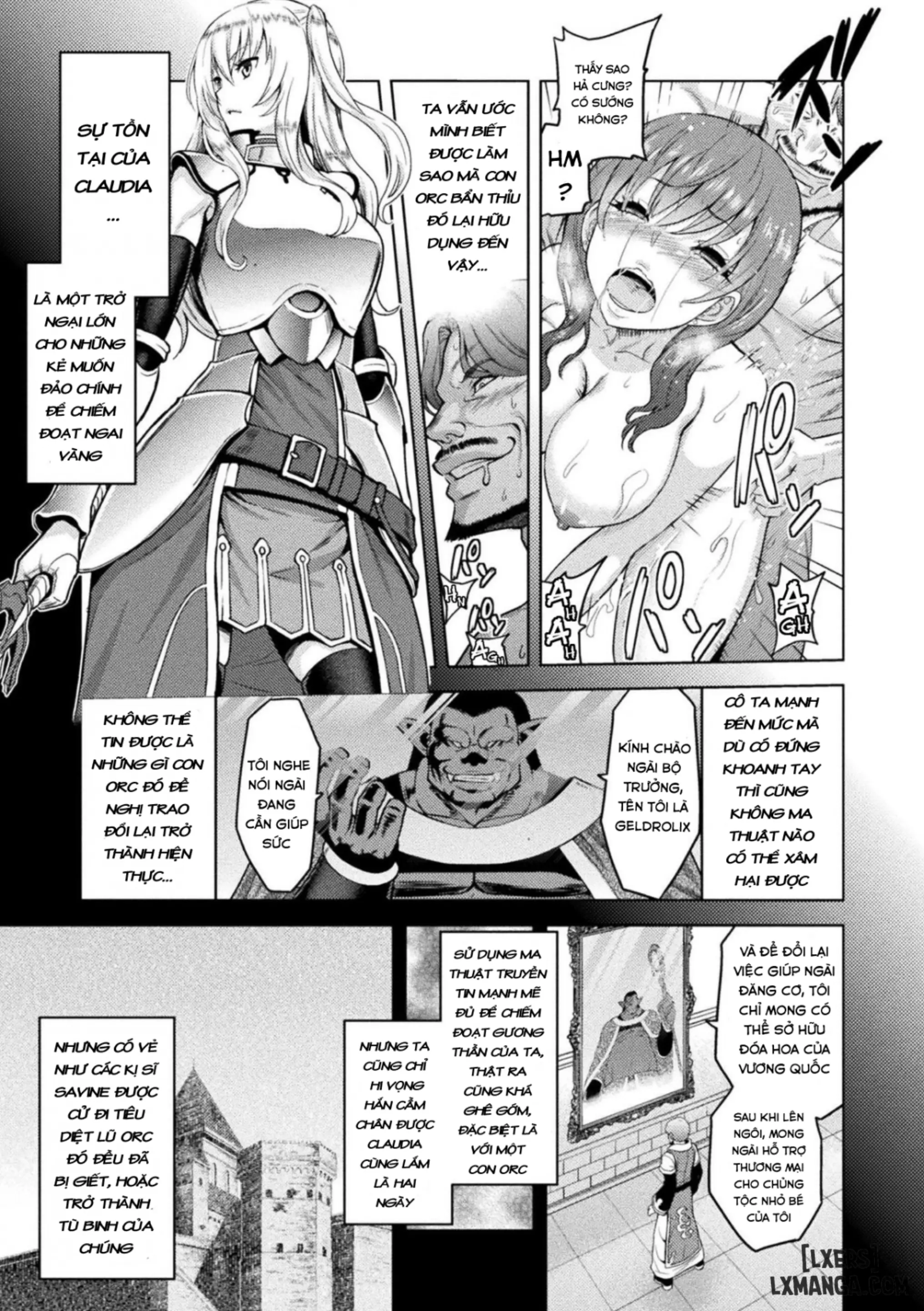 ERONA Orc no Inmon ni Okasareta Onna Kishi no Matsuro - Full trang 85