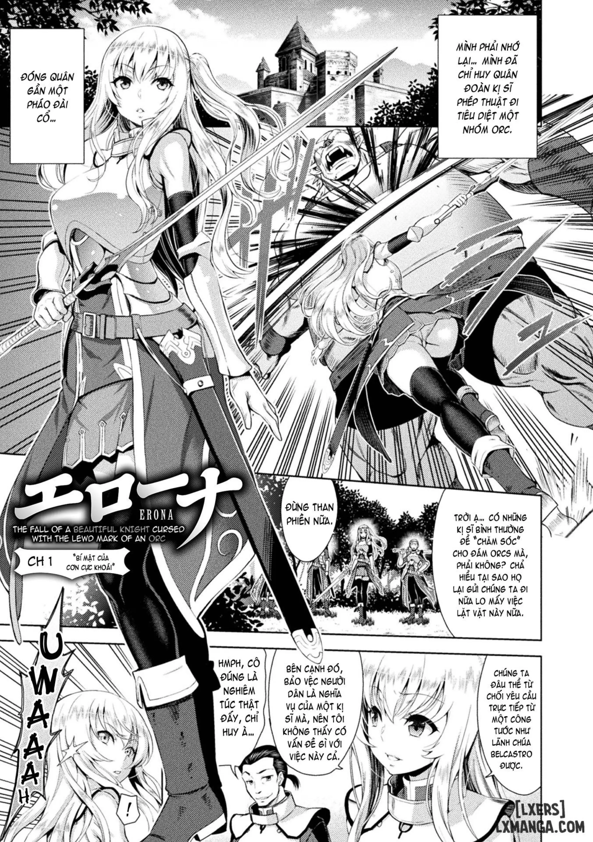ERONA Orc no Inmon ni Okasareta Onna Kishi no Matsuro - Full trang 9