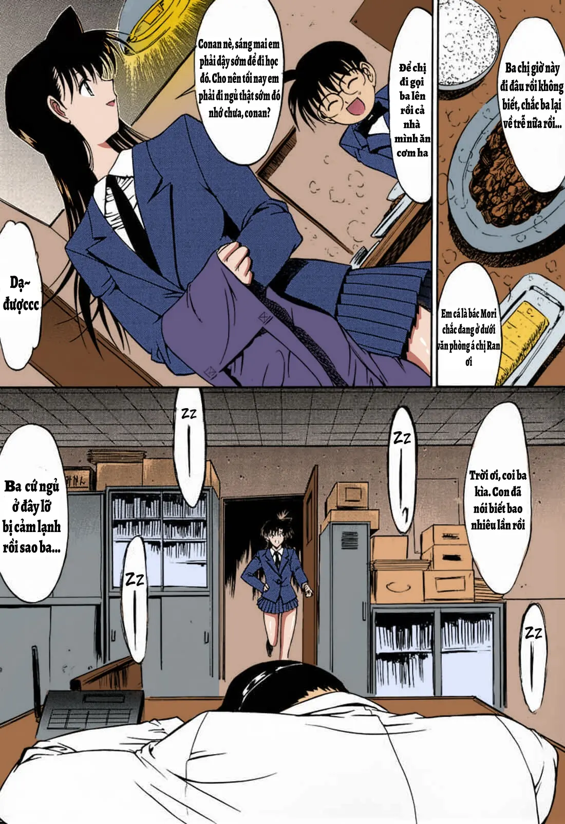 Kogoro Mouri fucked Ran Mouri - Full trang 2