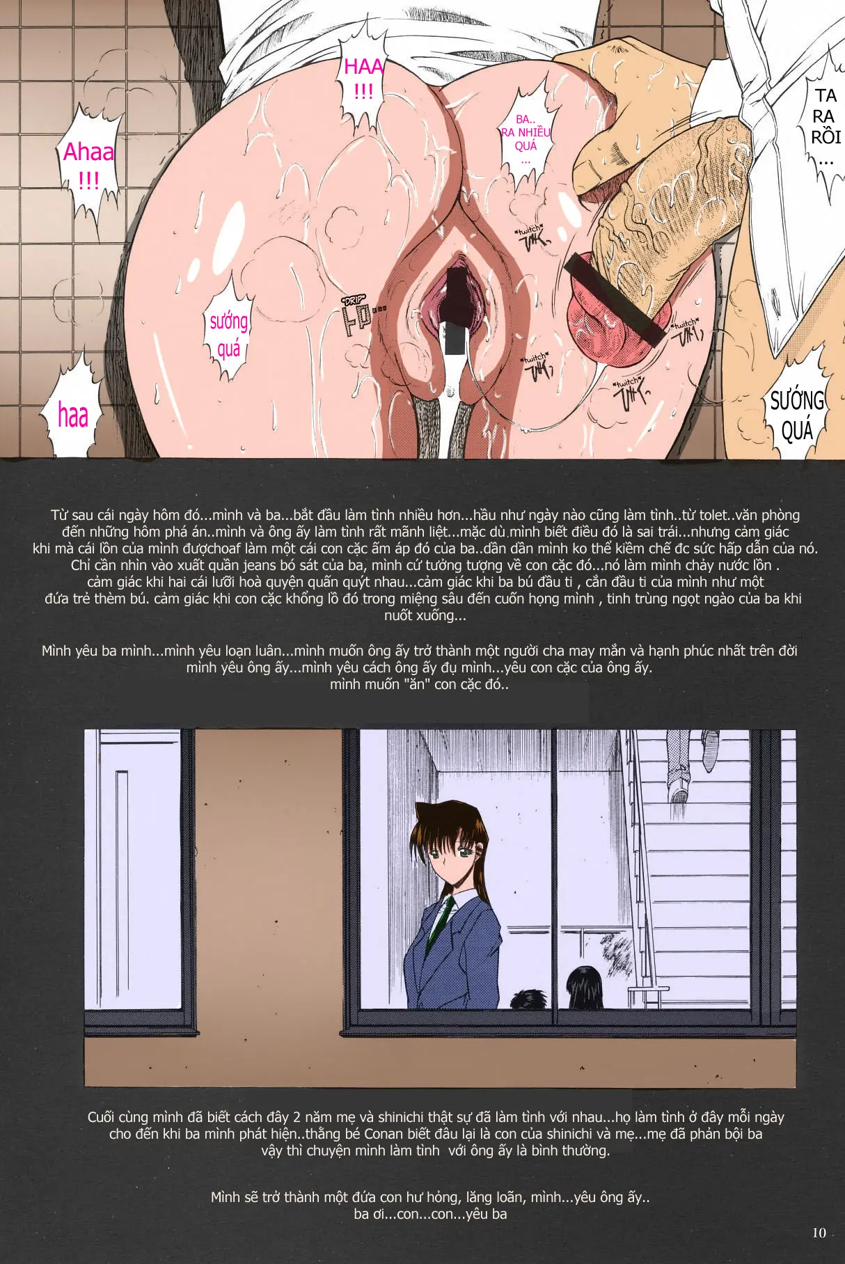 Kogoro Mouri fucked Ran Mouri - Full trang 47
