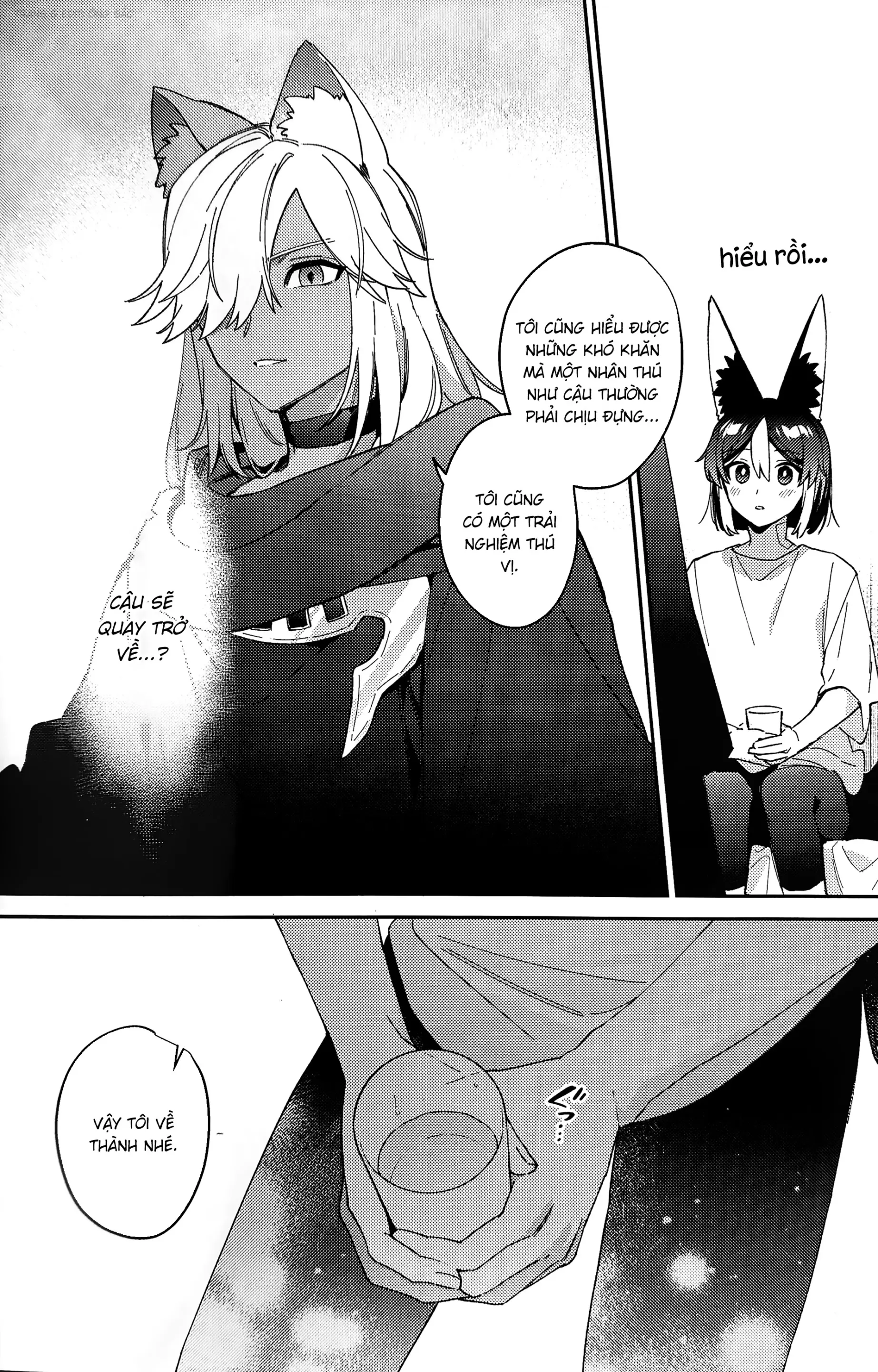 ookami ni natta tomodachi no yosuga okashii!! - Full trang 53