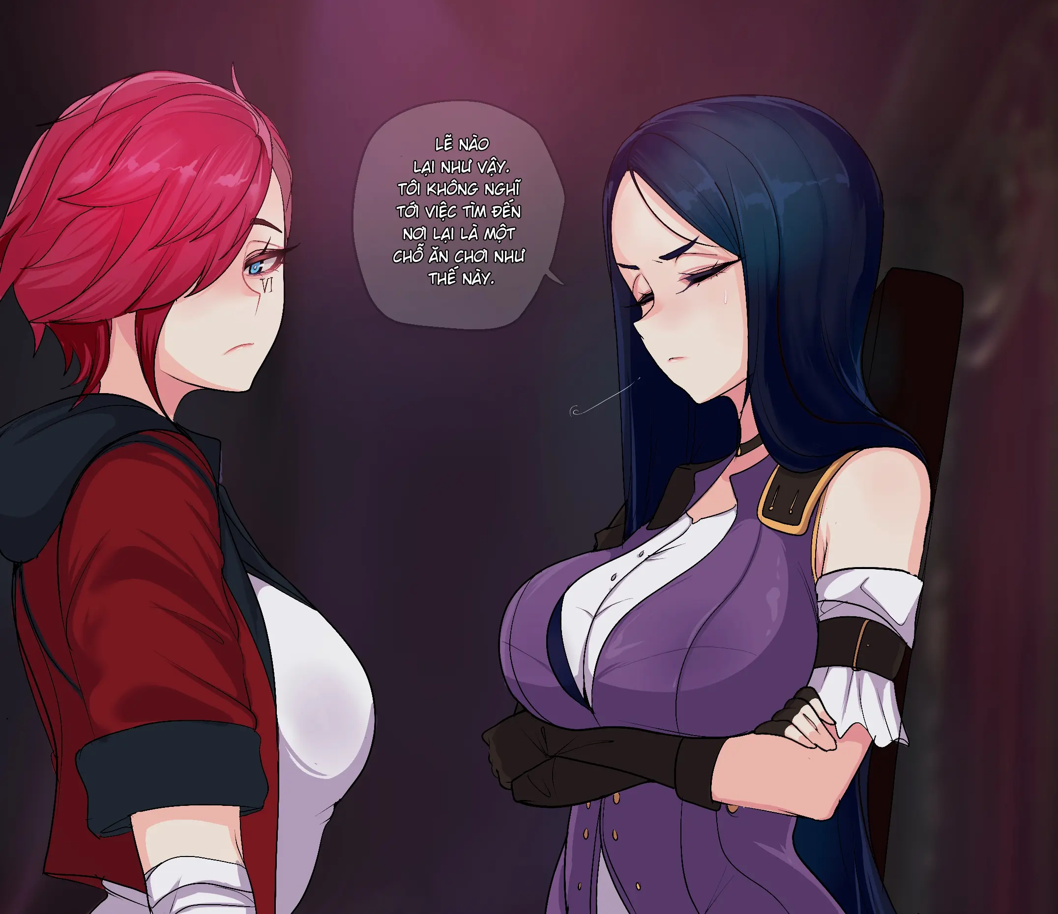 kimtoxic_Arcane_Vi,Caitlyn - Full trang 2