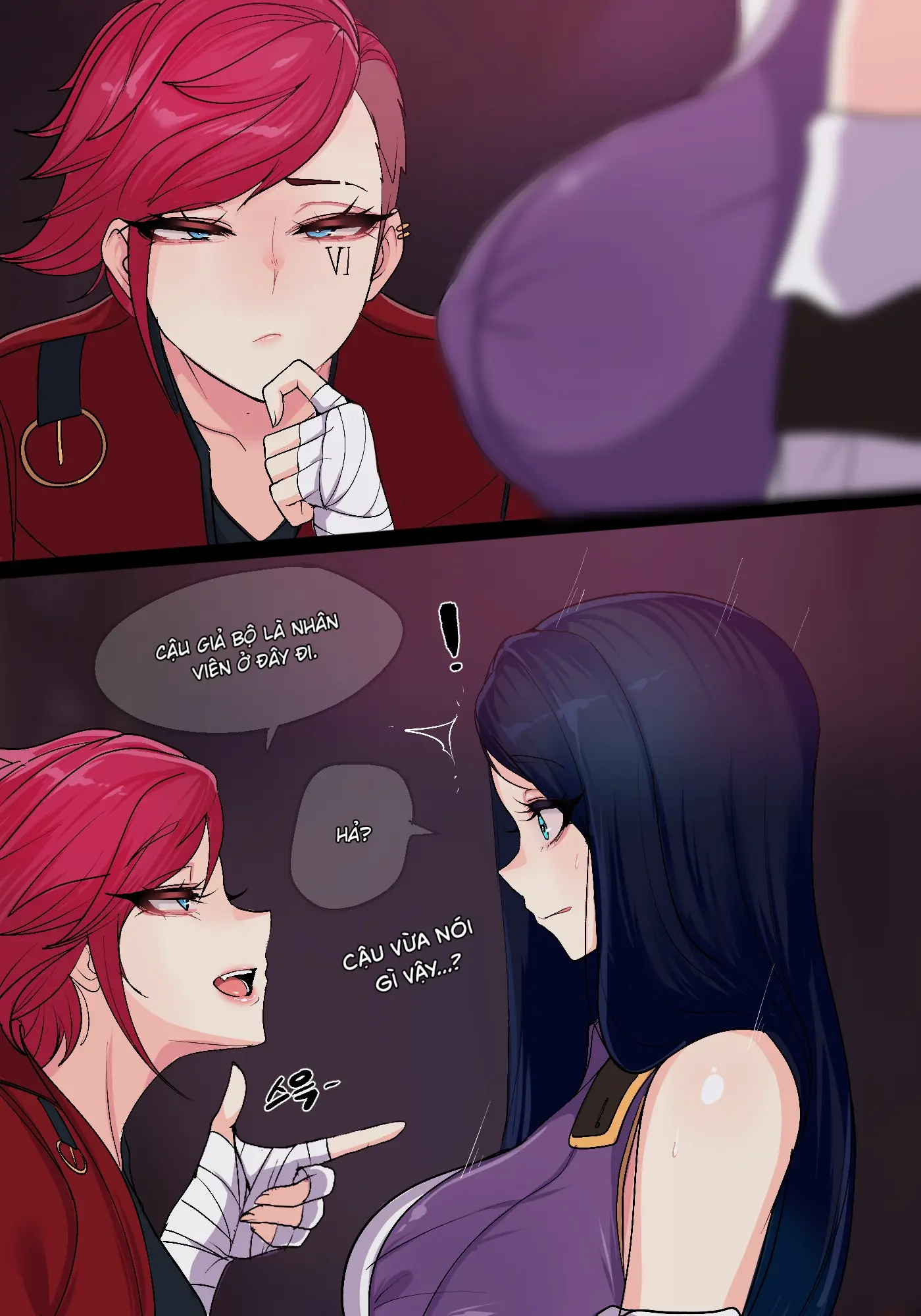 kimtoxic_Arcane_Vi,Caitlyn - Full trang 7