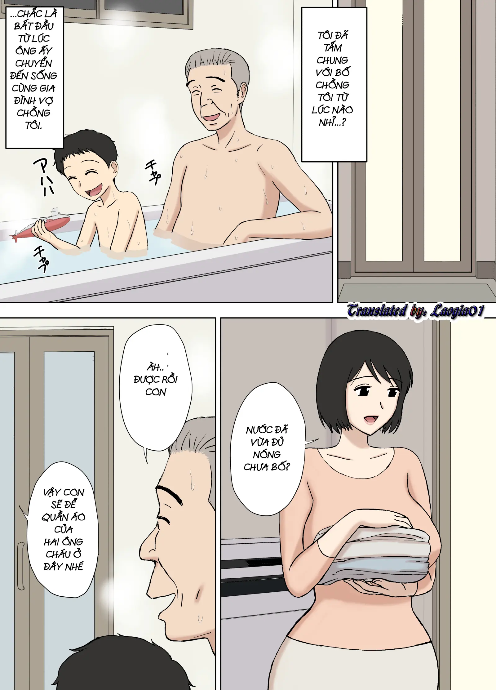 Tsuma ga Ore no Oyaji to Issho ni Furo ni Haitte irun daga.. 2 | Vợ tôi đang tắm với bố tôi... 2 - Full trang 2