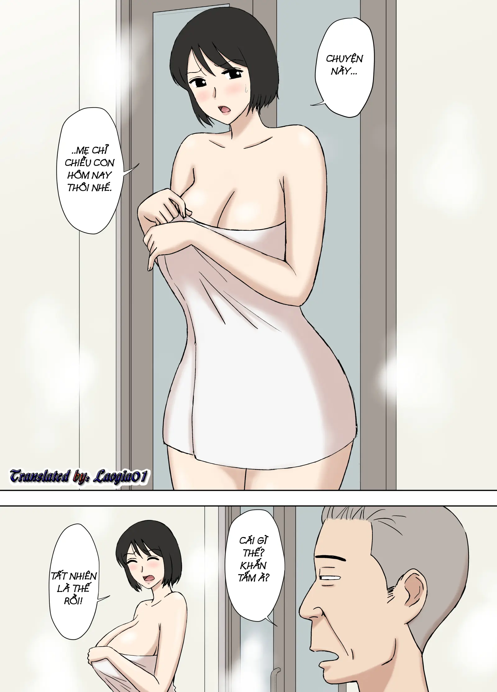 Tsuma ga Ore no Oyaji to Issho ni Furo ni Haitte irun daga.. 2 | Vợ tôi đang tắm với bố tôi... 2 - Full trang 5