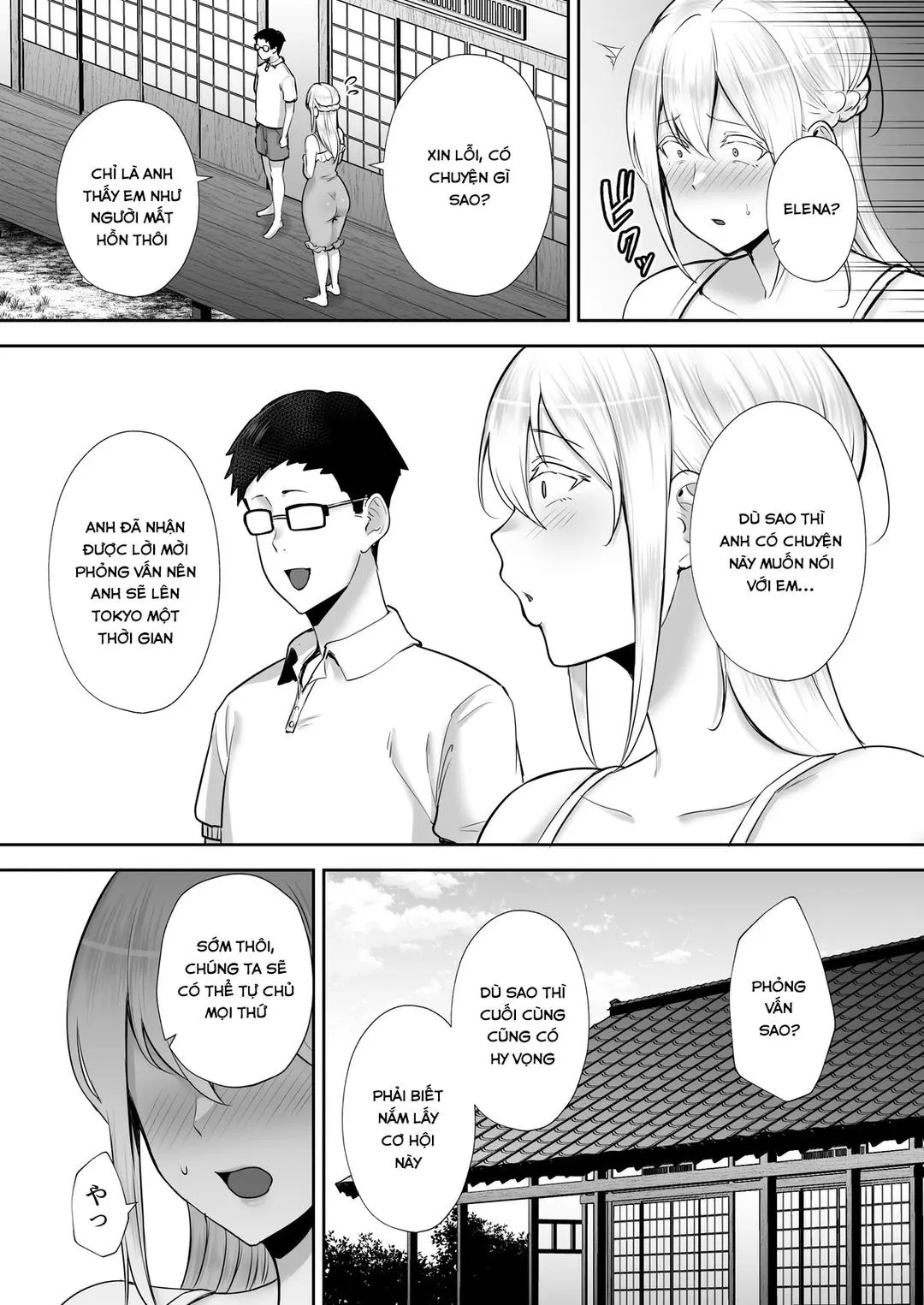 Netorareta Bakunyuu Blonde Tsuma Elena -Yamato Nadeshiko ni Akogaretetara Onaho Nadeshiko ni Nattemashita w- - Full trang 37