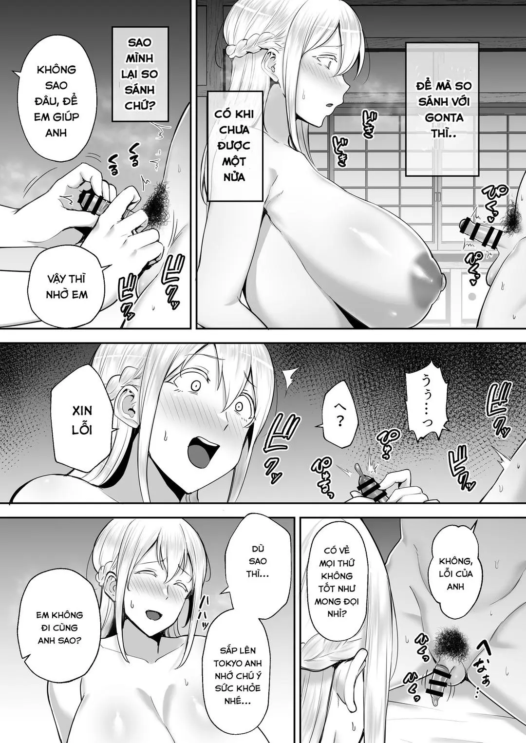 Netorareta Bakunyuu Blonde Tsuma Elena -Yamato Nadeshiko ni Akogaretetara Onaho Nadeshiko ni Nattemashita w- - Full trang 38