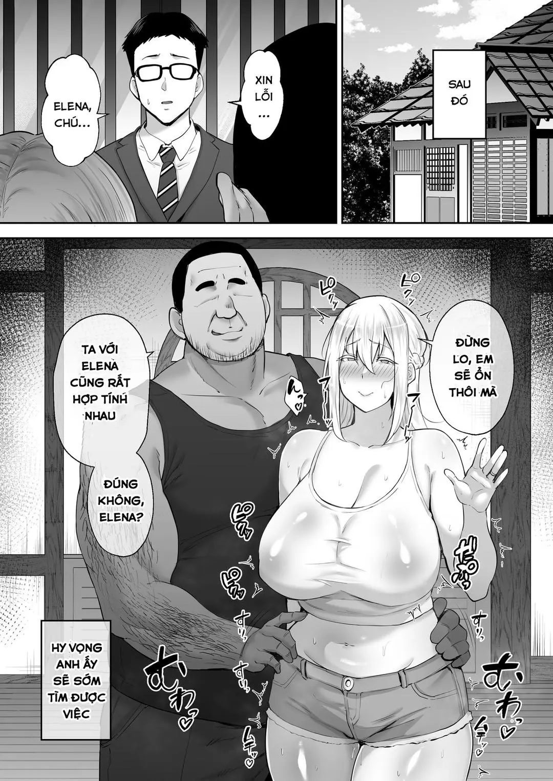 Netorareta Bakunyuu Blonde Tsuma Elena -Yamato Nadeshiko ni Akogaretetara Onaho Nadeshiko ni Nattemashita w- - Full trang 80