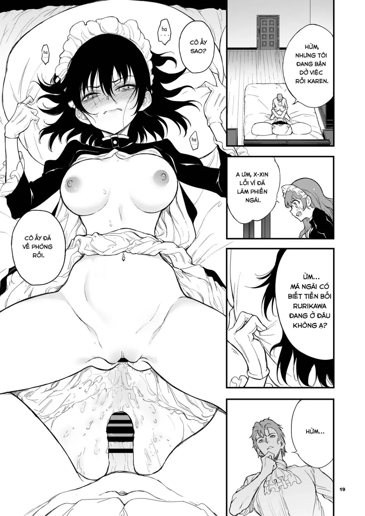 Maid Kyouiku: Botsuraku Kizoku Rurikawa Tsubaki (Vietnamese) 4-6 - Full trang 18