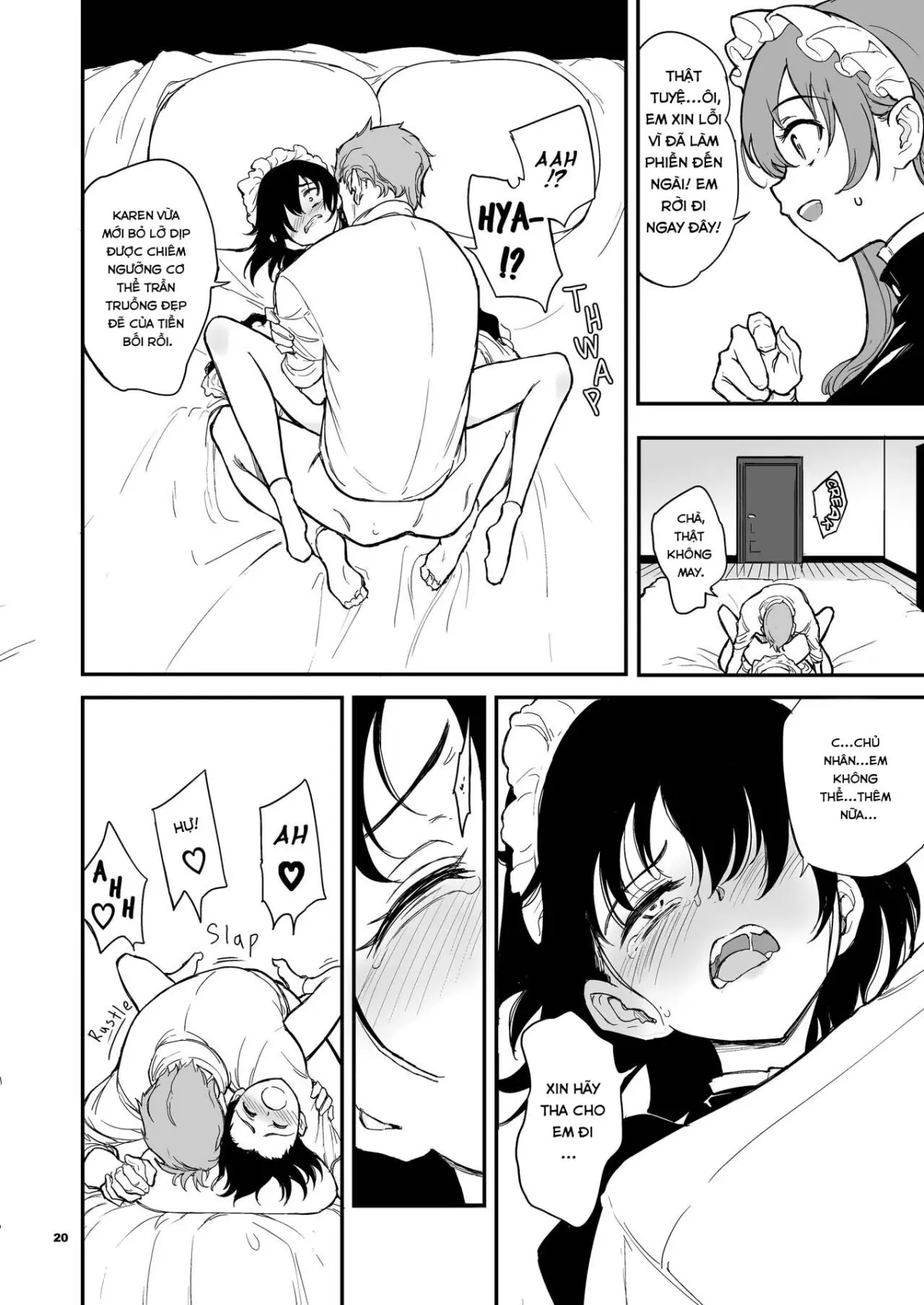 Maid Kyouiku: Botsuraku Kizoku Rurikawa Tsubaki (Vietnamese) 4-6 - Full trang 19