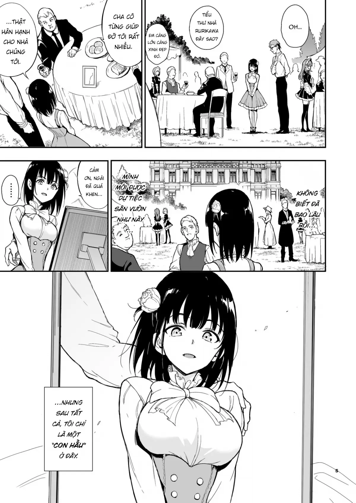 Maid Kyouiku: Botsuraku Kizoku Rurikawa Tsubaki (Vietnamese) 4-6 - Full trang 29