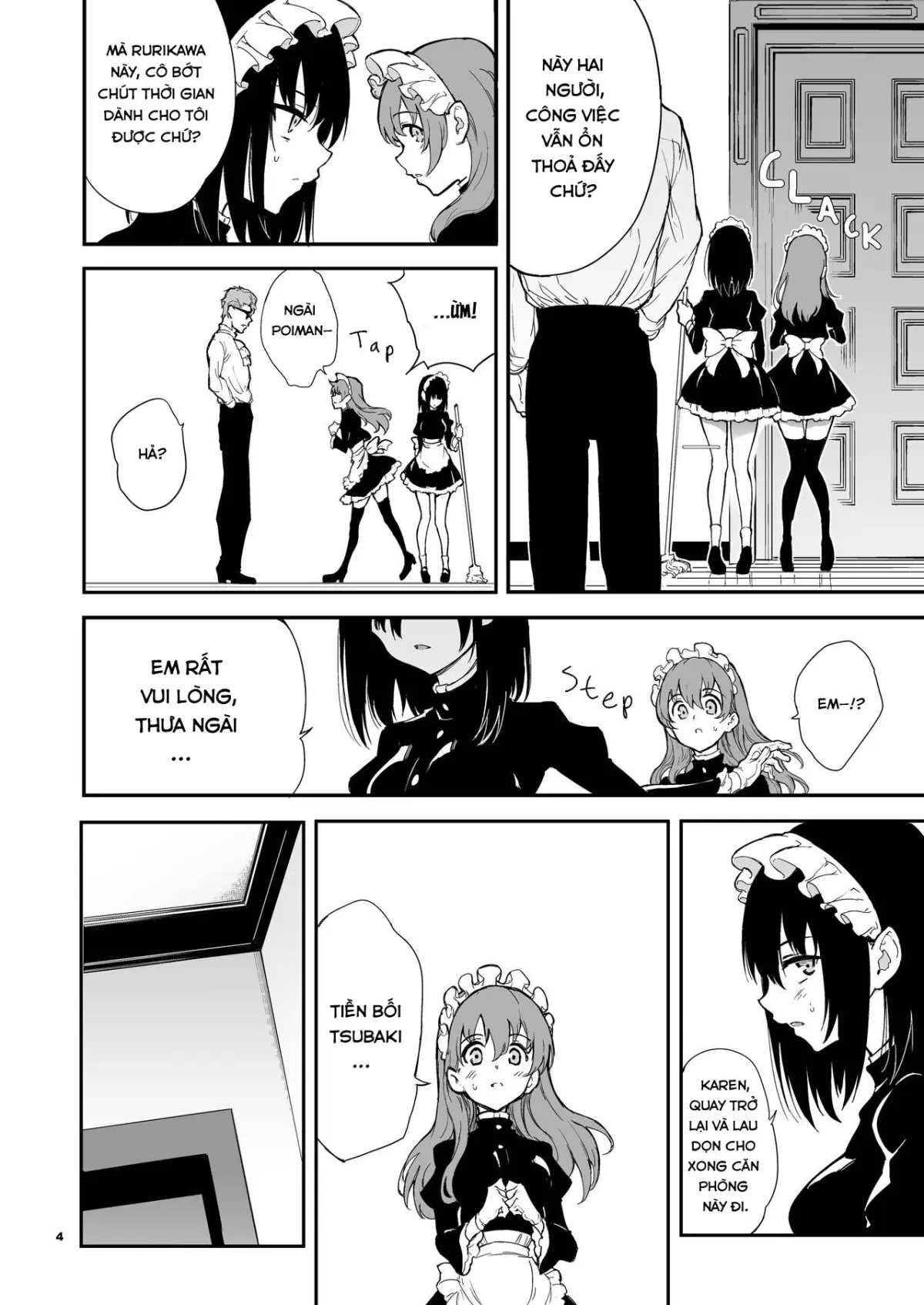 Maid Kyouiku: Botsuraku Kizoku Rurikawa Tsubaki (Vietnamese) 4-6 - Full trang 3