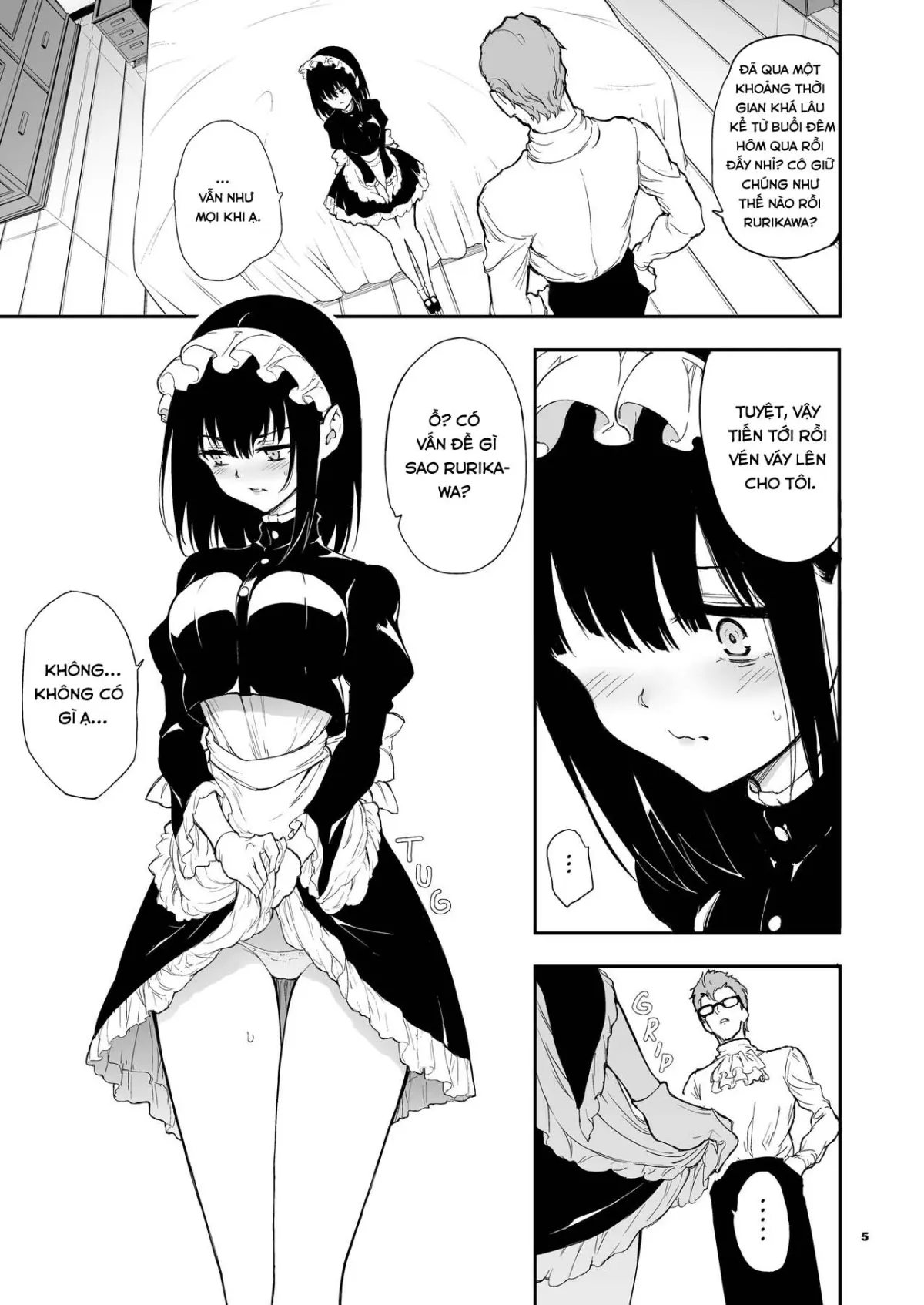 Maid Kyouiku: Botsuraku Kizoku Rurikawa Tsubaki (Vietnamese) 4-6 - Full trang 4