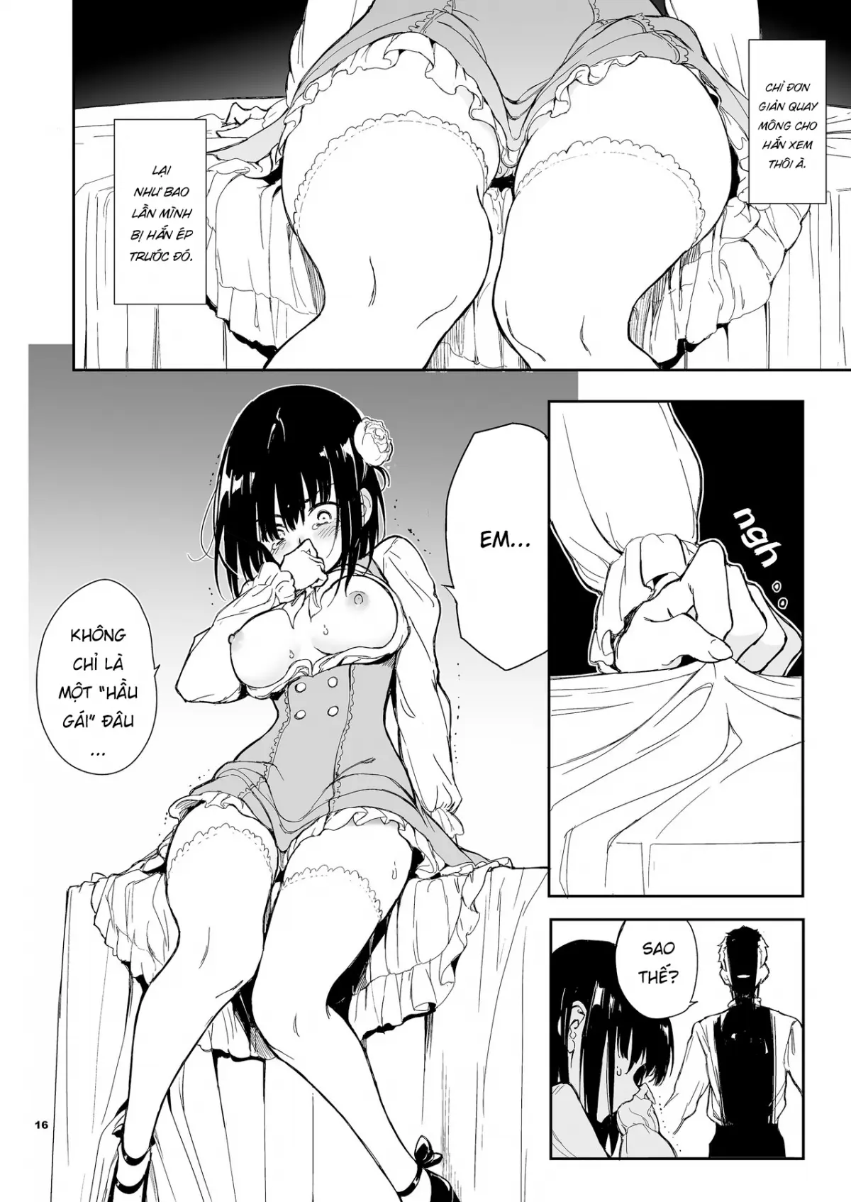 Maid Kyouiku: Botsuraku Kizoku Rurikawa Tsubaki (Vietnamese) 4-6 - Full trang 40