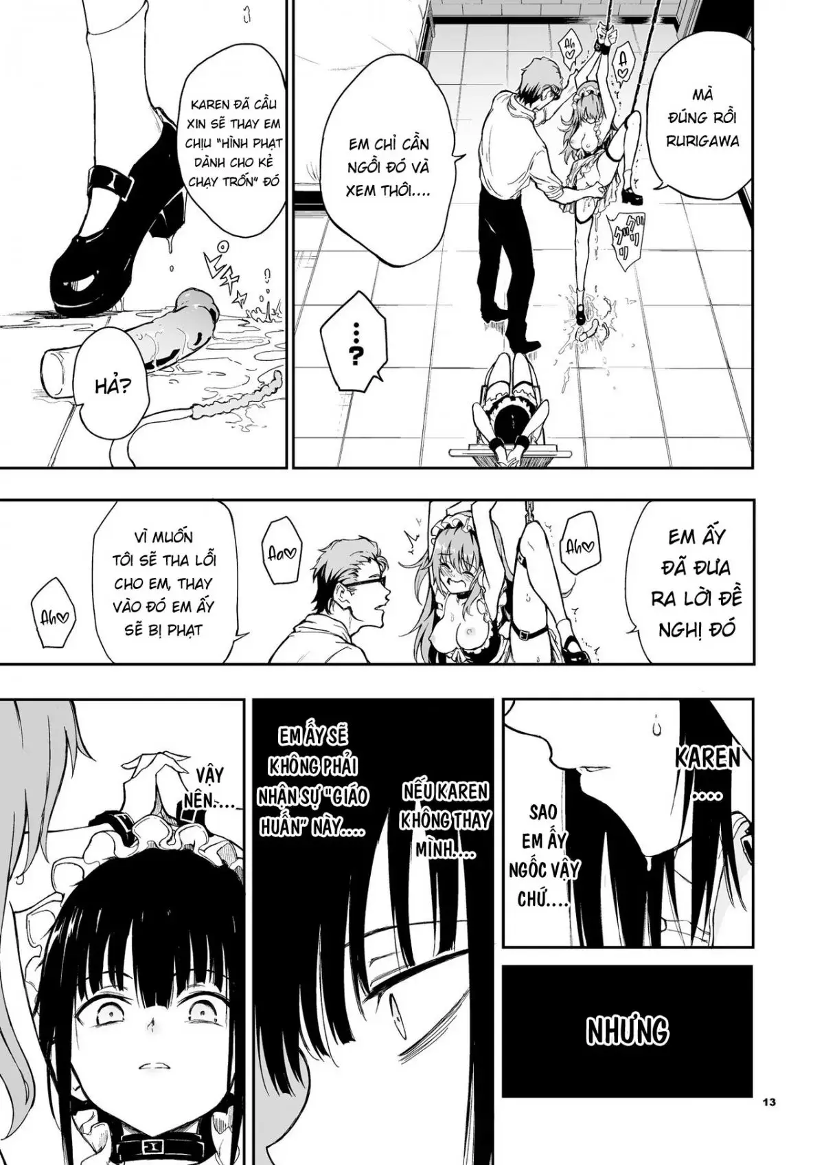 Maid Kyouiku: Botsuraku Kizoku Rurikawa Tsubaki (Vietnamese) 4-6 - Full trang 63