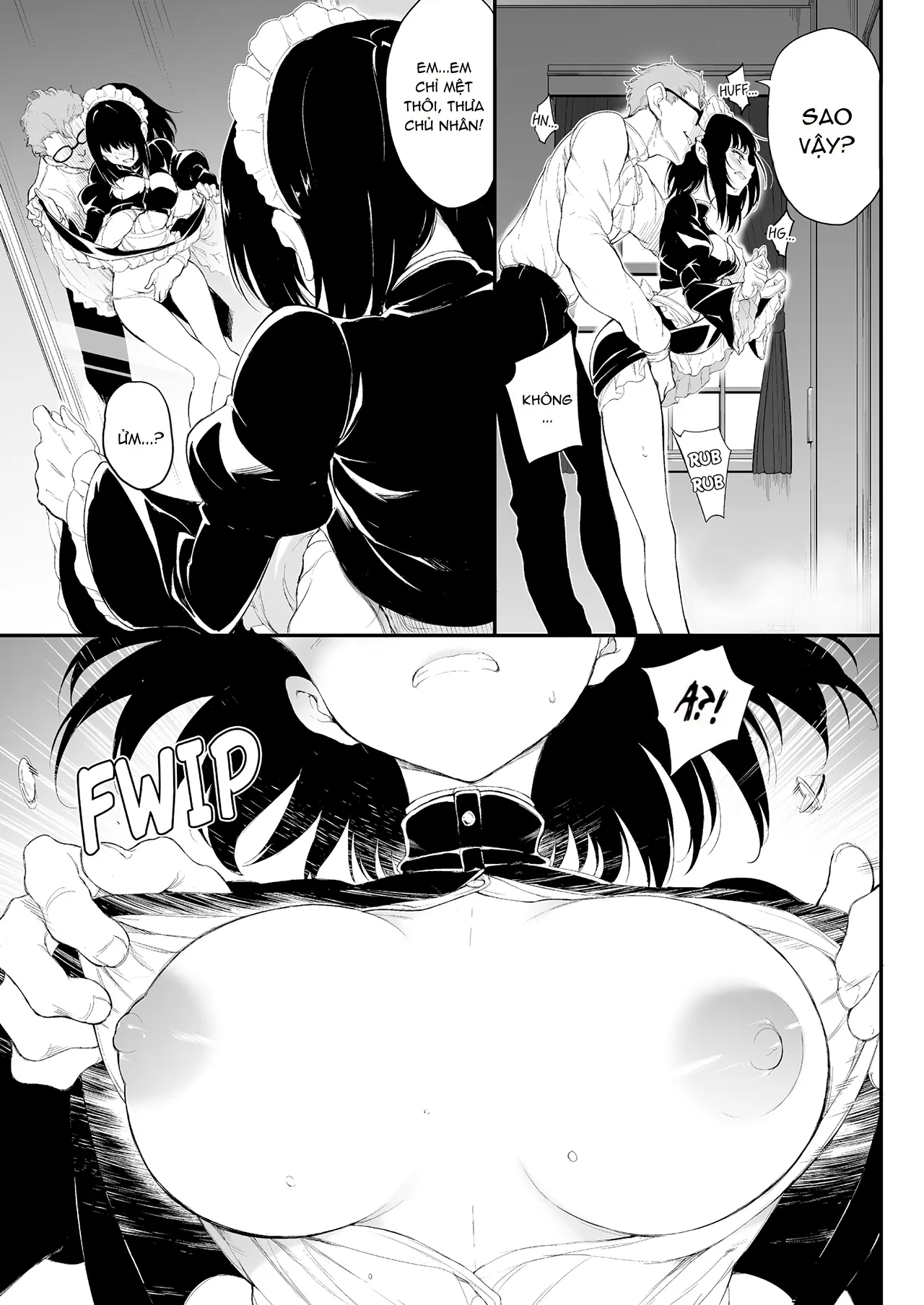 Maid Kyouiku: Botsuraku Kizoku Rurikawa Tsubaki (Vietnamese) 1-3 - Full trang 12