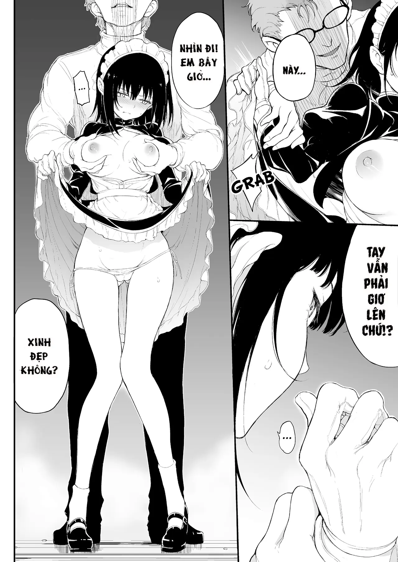 Maid Kyouiku: Botsuraku Kizoku Rurikawa Tsubaki (Vietnamese) 1-3 - Full trang 13