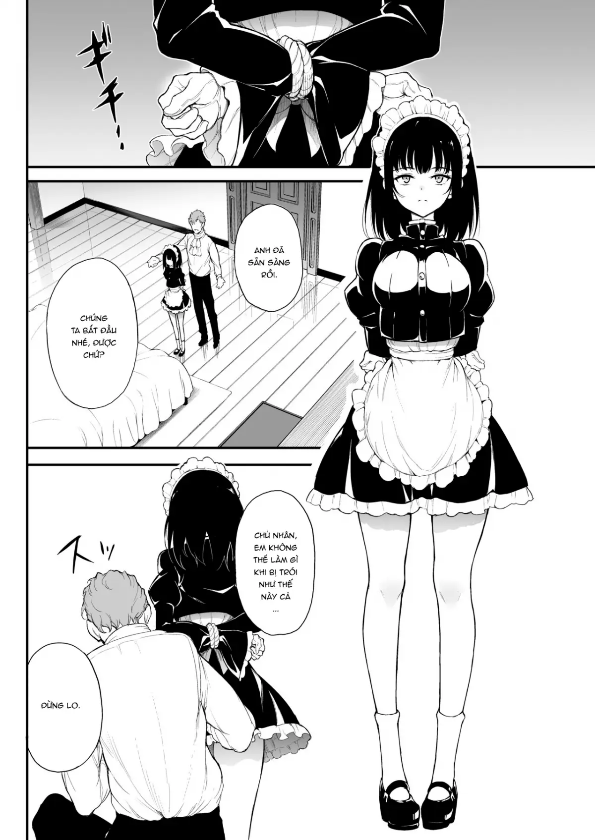 Maid Kyouiku: Botsuraku Kizoku Rurikawa Tsubaki (Vietnamese) 1-3 - Full trang 28