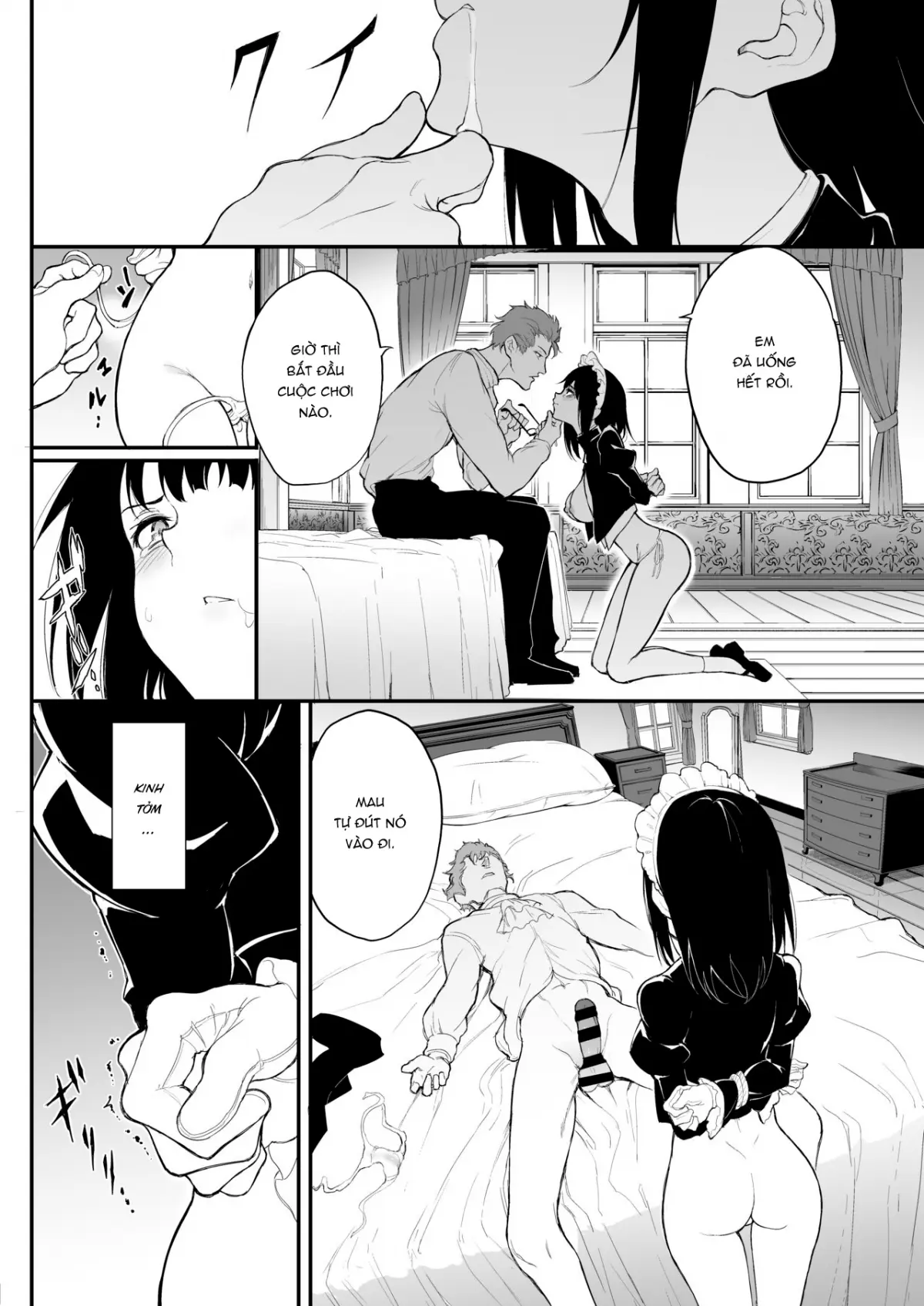 Maid Kyouiku: Botsuraku Kizoku Rurikawa Tsubaki (Vietnamese) 1-3 - Full trang 36