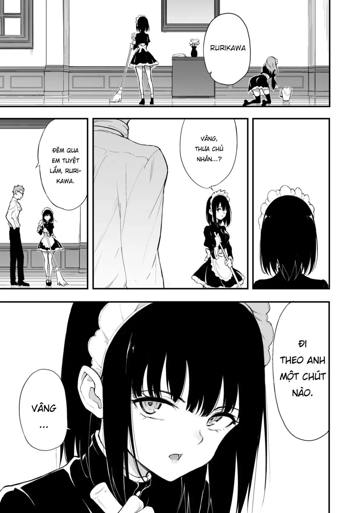 Maid Kyouiku: Botsuraku Kizoku Rurikawa Tsubaki (Vietnamese) 1-3 - Full trang 52