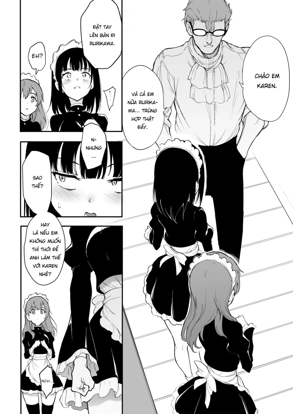 Maid Kyouiku: Botsuraku Kizoku Rurikawa Tsubaki (Vietnamese) 1-3 - Full trang 61