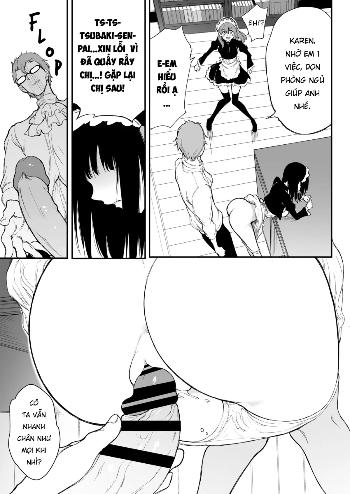 Maid Kyouiku: Botsuraku Kizoku Rurikawa Tsubaki (Vietnamese) 1-3 - Full trang 64