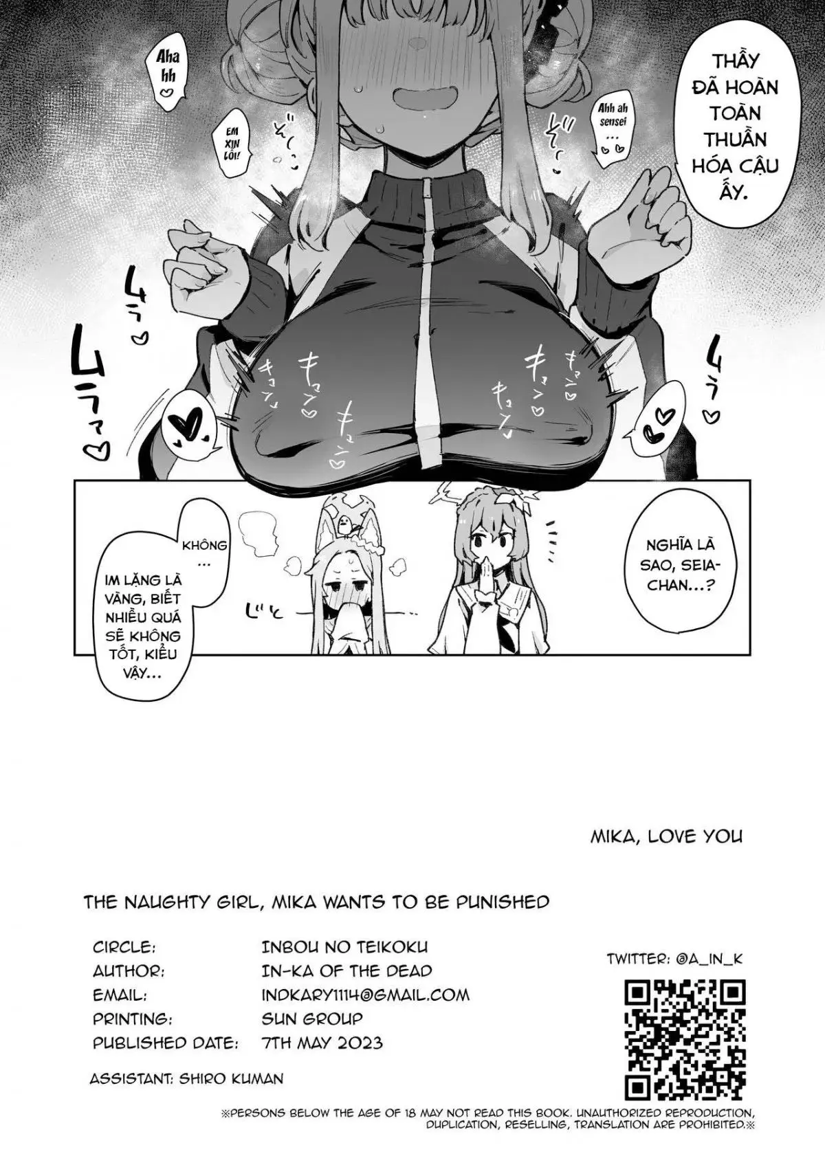 Waruiko Mika wa Oshiokisaretai | Mika muốn bị đạo tàn bụ - Full trang 25