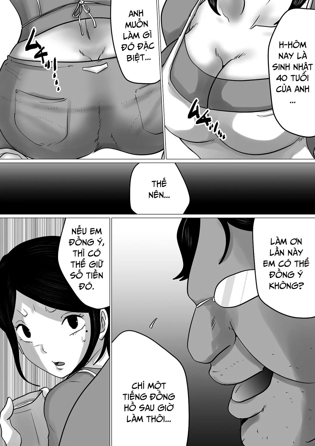 Menkui Kouman Tsuma ga Partsaki no Kimobuta Joushi ni Otosareta Keii | Cô vợ kiêu ngạo bị lão sếp xấu xí khuất phục - Full trang 11