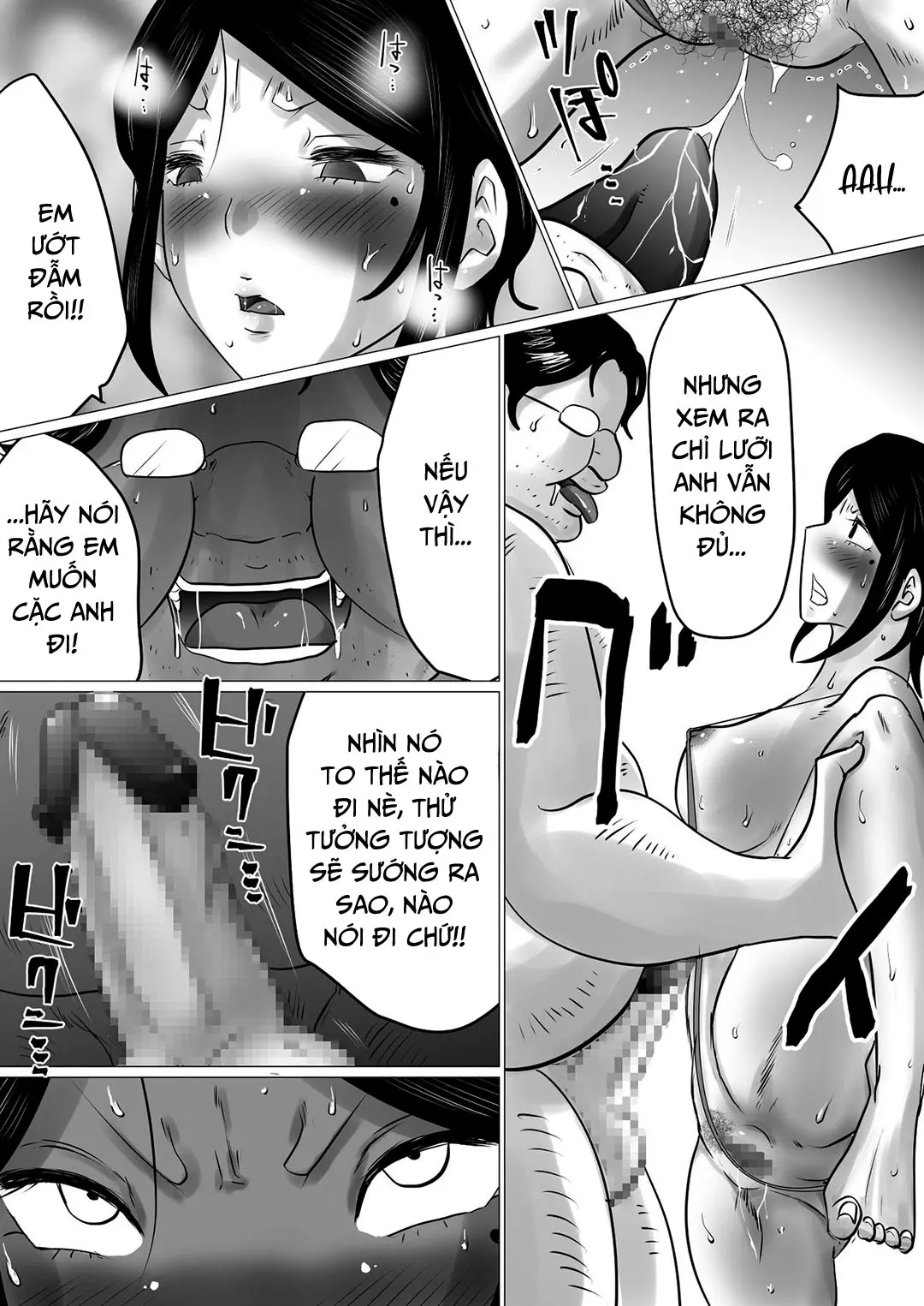 Menkui Kouman Tsuma ga Partsaki no Kimobuta Joushi ni Otosareta Keii | Cô vợ kiêu ngạo bị lão sếp xấu xí khuất phục - Full trang 27