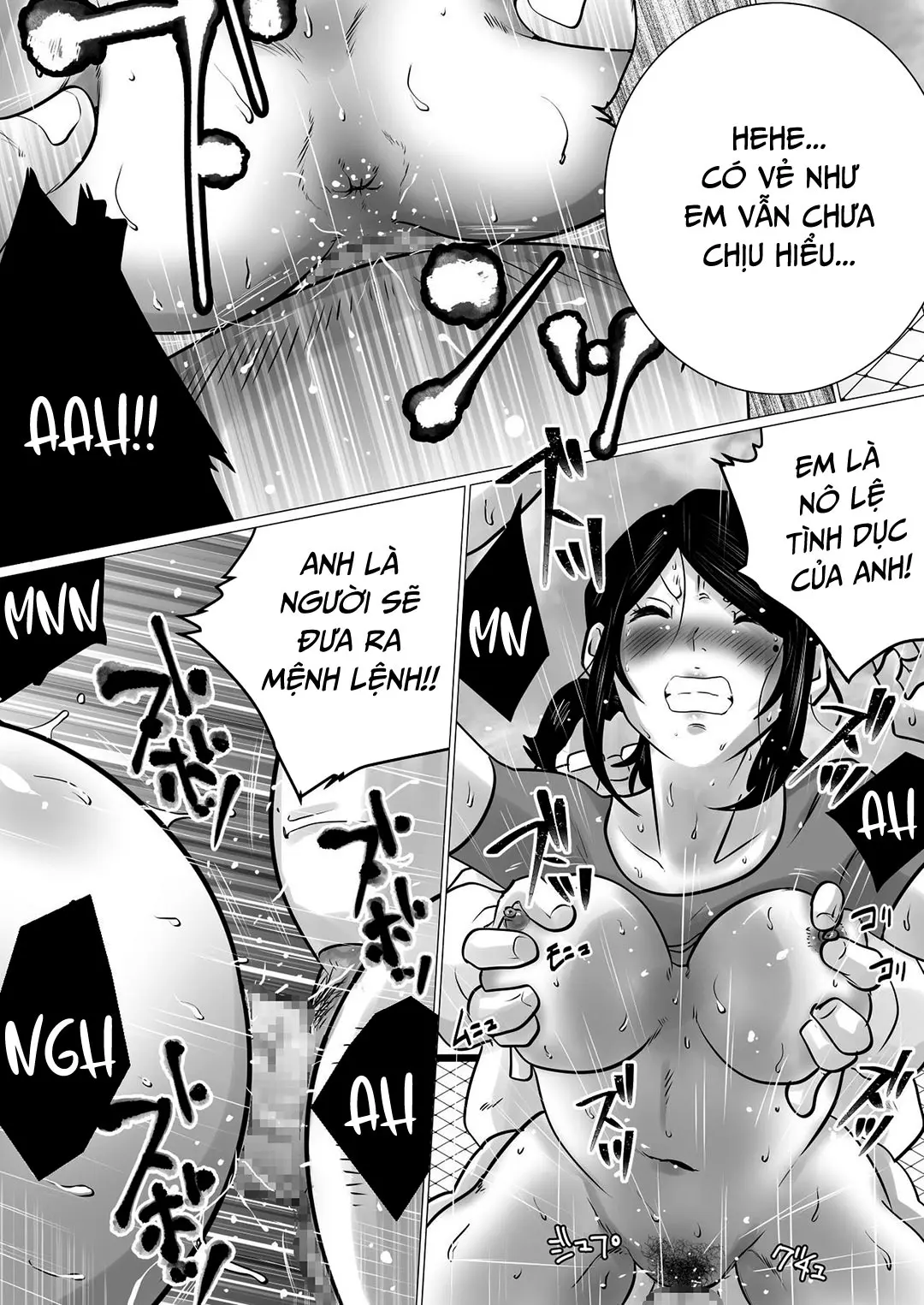 Menkui Kouman Tsuma ga Partsaki no Kimobuta Joushi ni Otosareta Keii | Cô vợ kiêu ngạo bị lão sếp xấu xí khuất phục - Full trang 43