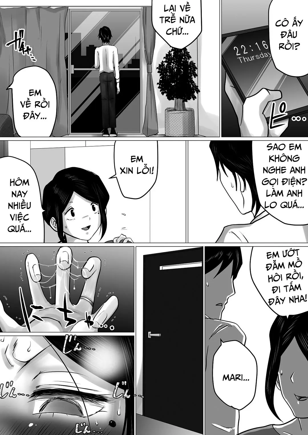 Menkui Kouman Tsuma ga Partsaki no Kimobuta Joushi ni Otosareta Keii | Cô vợ kiêu ngạo bị lão sếp xấu xí khuất phục - Full trang 54