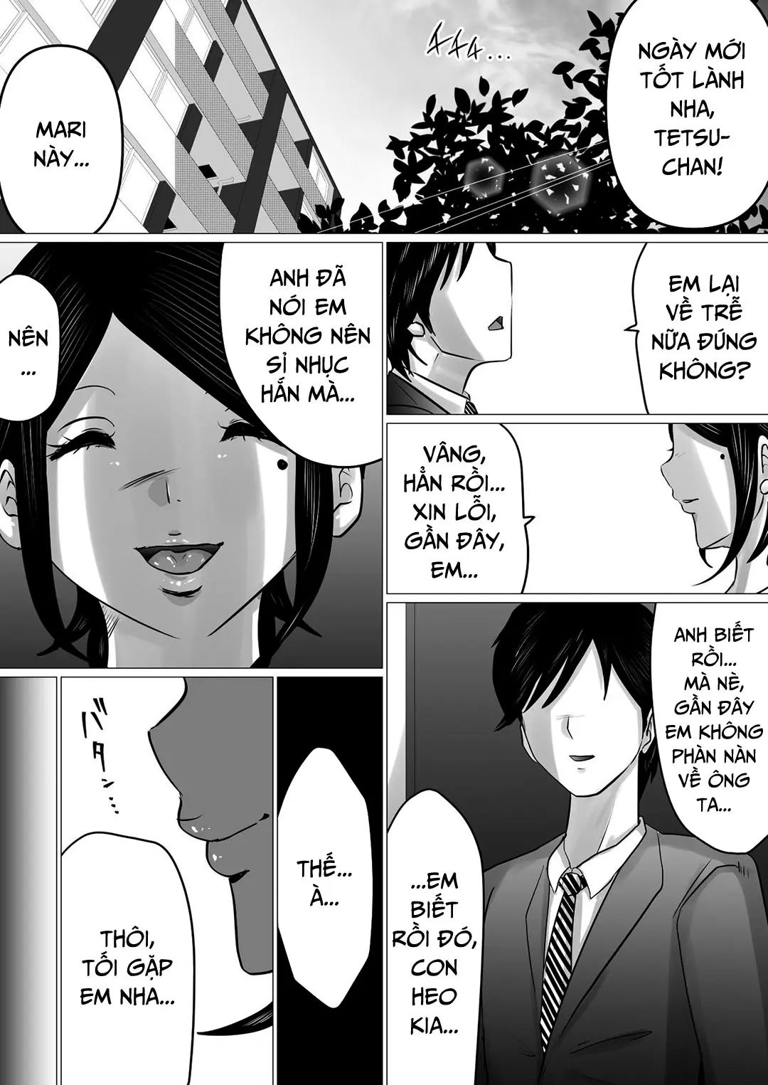 Menkui Kouman Tsuma ga Partsaki no Kimobuta Joushi ni Otosareta Keii | Cô vợ kiêu ngạo bị lão sếp xấu xí khuất phục - Full trang 59