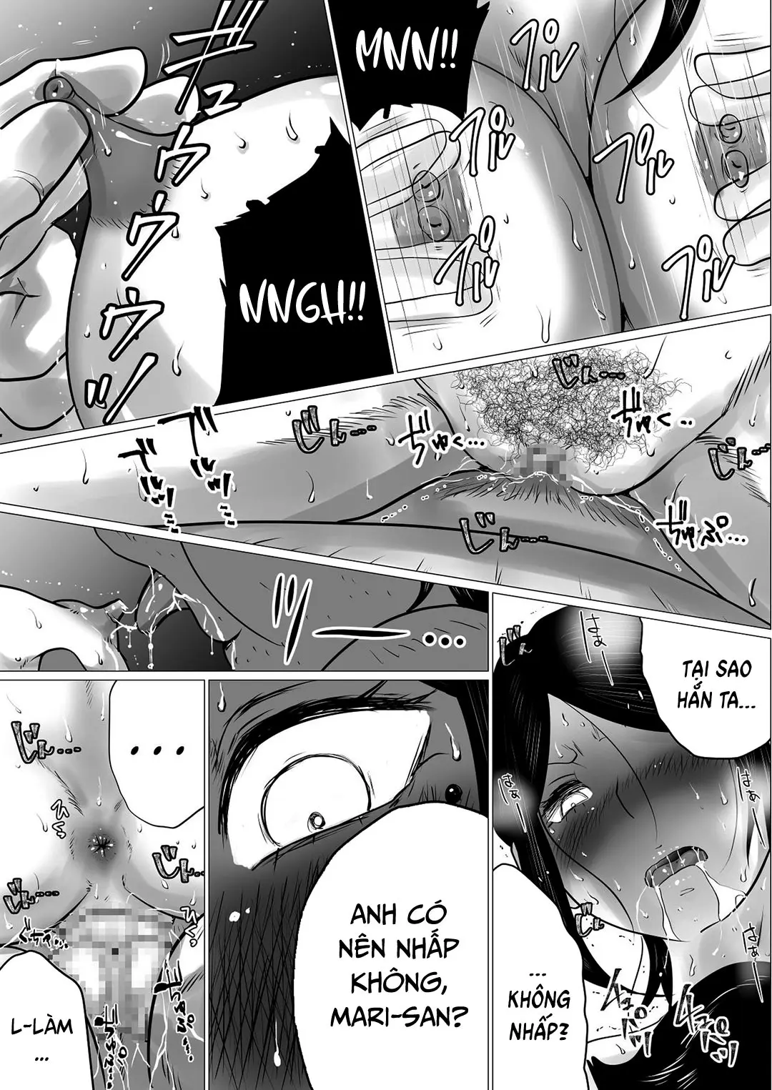 Menkui Kouman Tsuma ga Partsaki no Kimobuta Joushi ni Otosareta Keii | Cô vợ kiêu ngạo bị lão sếp xấu xí khuất phục - Full trang 63