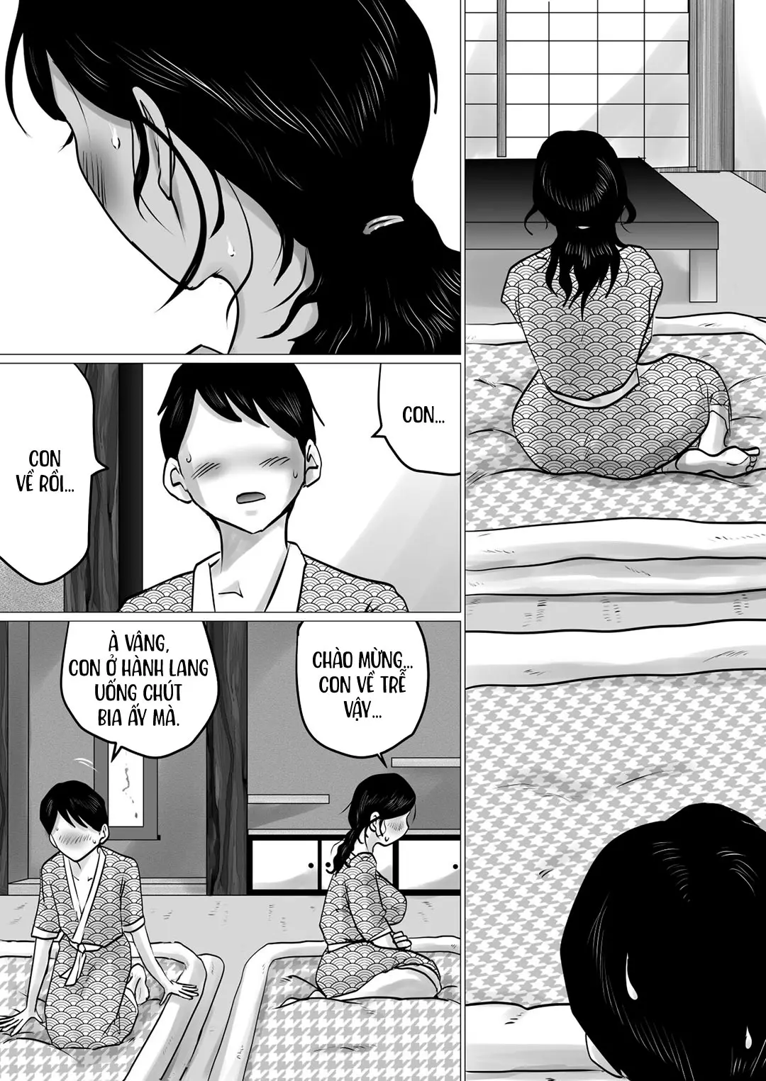 Jukubo to Futari de, Onsen Ryokou. ~Oyakoukou Suru Tsumori ga, Kaa-san no Karada ga Ero Sugita node...~ | Cùng mẹ đi suối nước nóng - Full trang 15