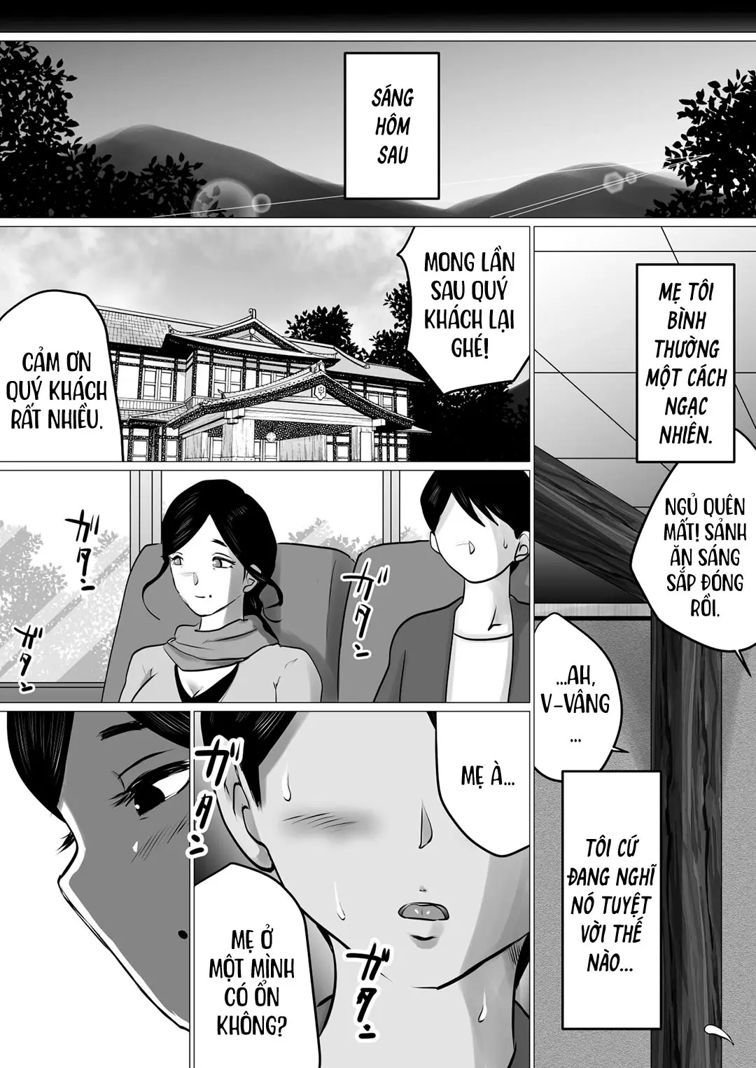 Jukubo to Futari de, Onsen Ryokou. ~Oyakoukou Suru Tsumori ga, Kaa-san no Karada ga Ero Sugita node...~ | Cùng mẹ đi suối nước nóng - Full trang 52