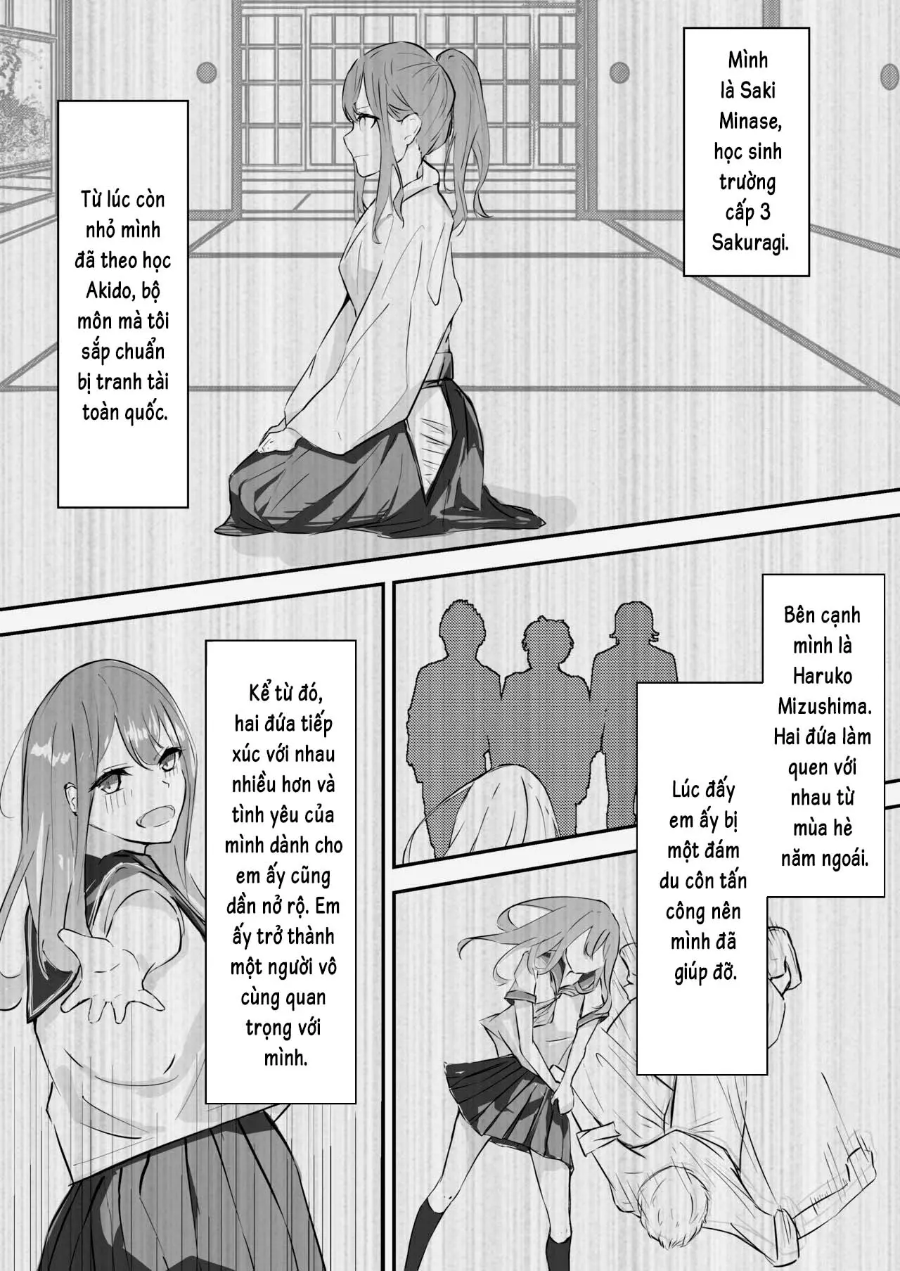 JK Kuppuku Kousoku 1 + 2 ~Aikidou Shoujo ga Maketa Hi~ - Full trang 8