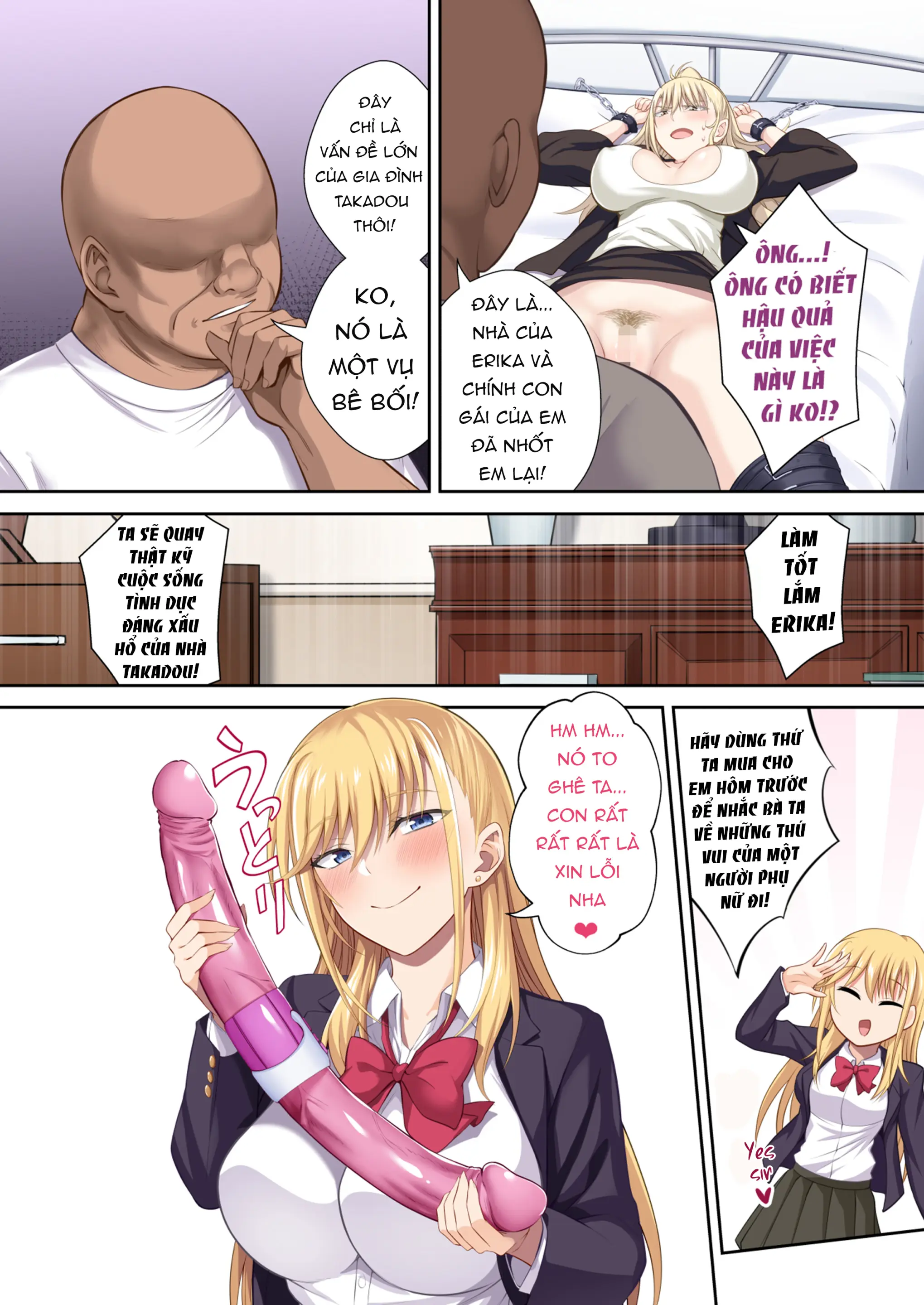 Gakuenchou Koudou Mariya o Chinpo Cleaner Nigou ni Otosu - Full trang 26