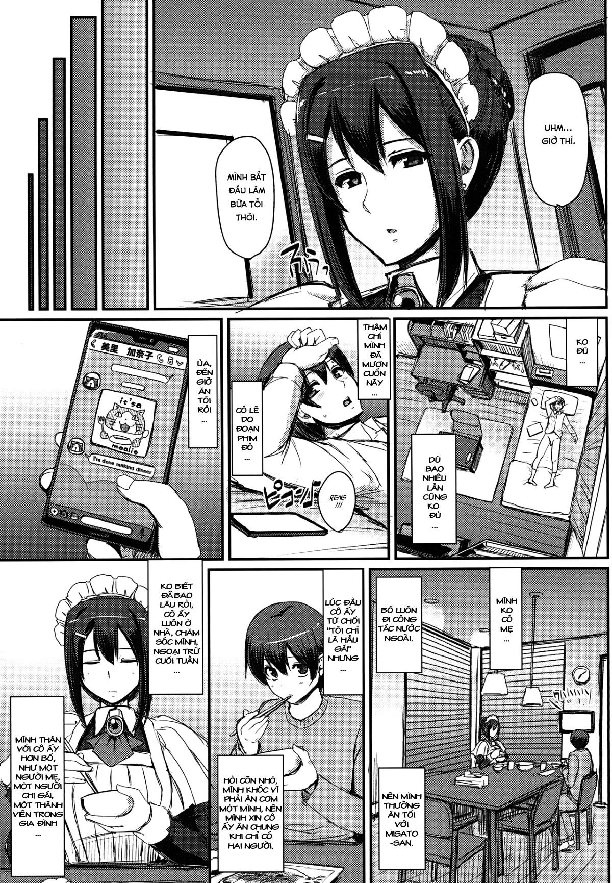 Maid no Oshigoto.  I + II + III - Full trang 9