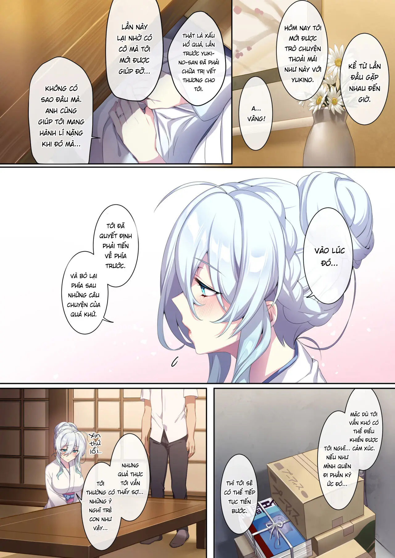 Hitozukiai ga Nigate na Miboujin no Yukionna-san to Noroi no Yubiwa 2 - Full trang 70