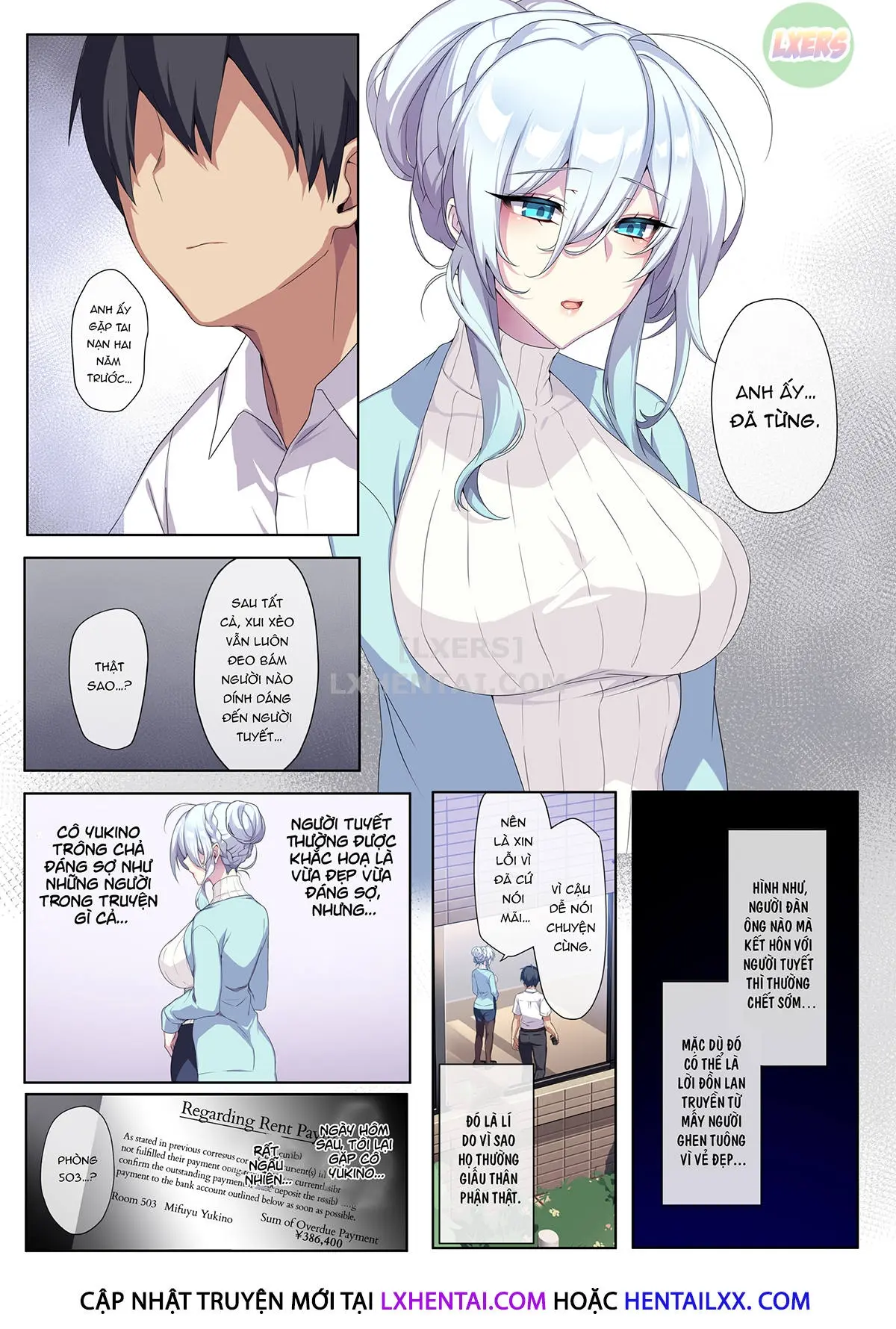 Hitozukiai ga Nigate na Miboujin no Yukionna-san to Noroi no Yubiwa - Full trang 12