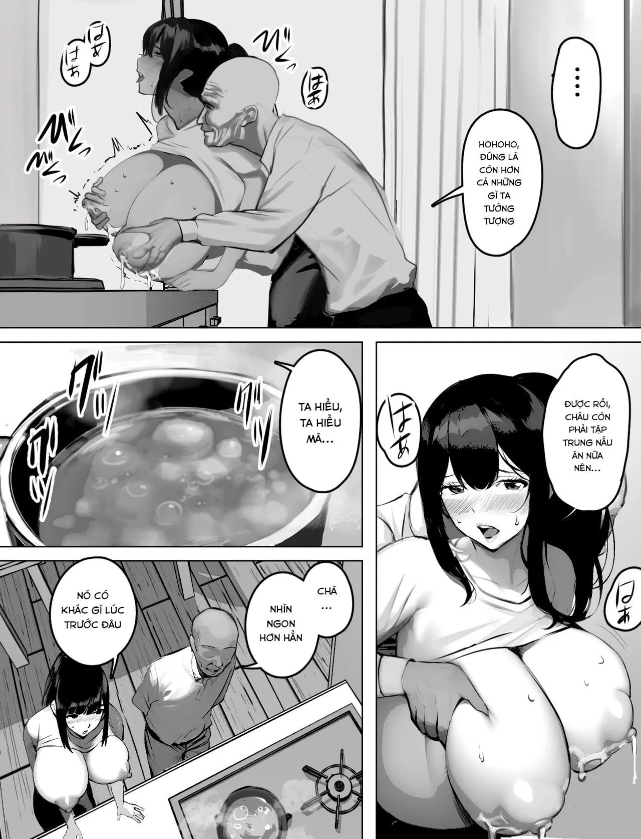 Bakunyuu Home Helper no Ecchi na Houmon Kaigo - Full trang 14