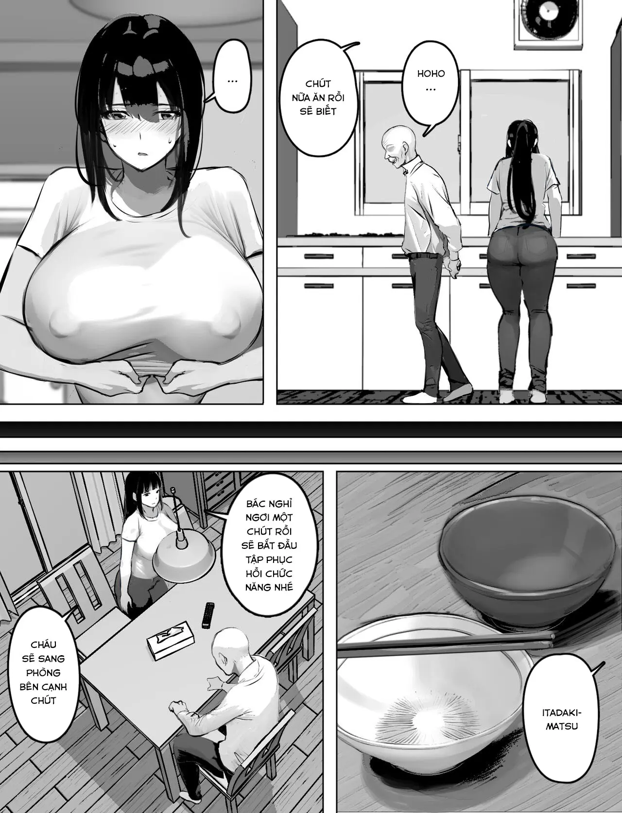 Bakunyuu Home Helper no Ecchi na Houmon Kaigo - Full trang 15