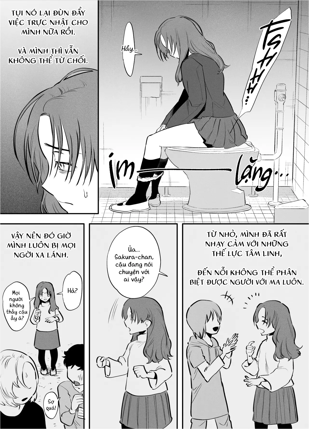 Watashi to toire to futanari Hanako-san | Mình, WC, và futanari Hanako-san - Full trang 4